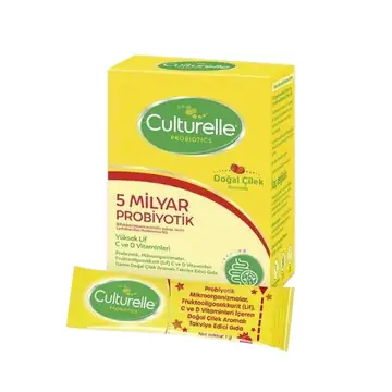 Culturelle Kids Doğal Çilek Aromalı Probiyotik 10 Poşet