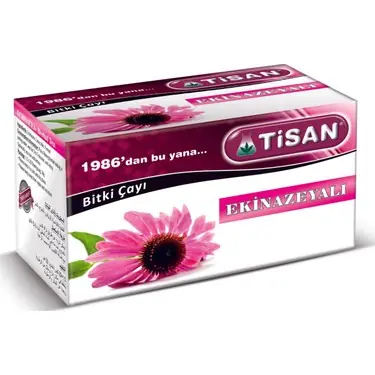 Tisan Ekinazeyalı Çayı kutu ve ambalaj
