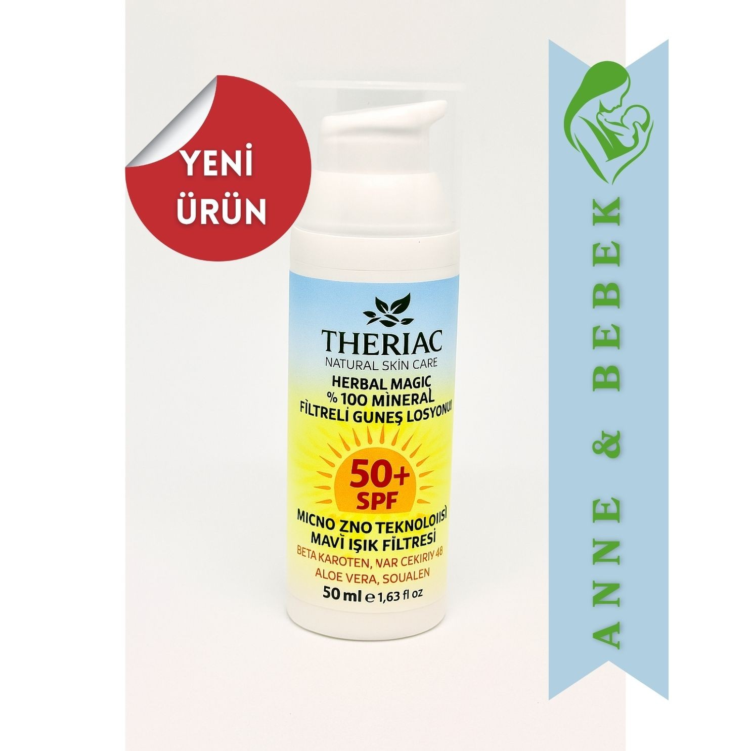 HERBAL MAGIC %100 MİNERAL FİLTRELİ GÜNEŞ LOSYONU