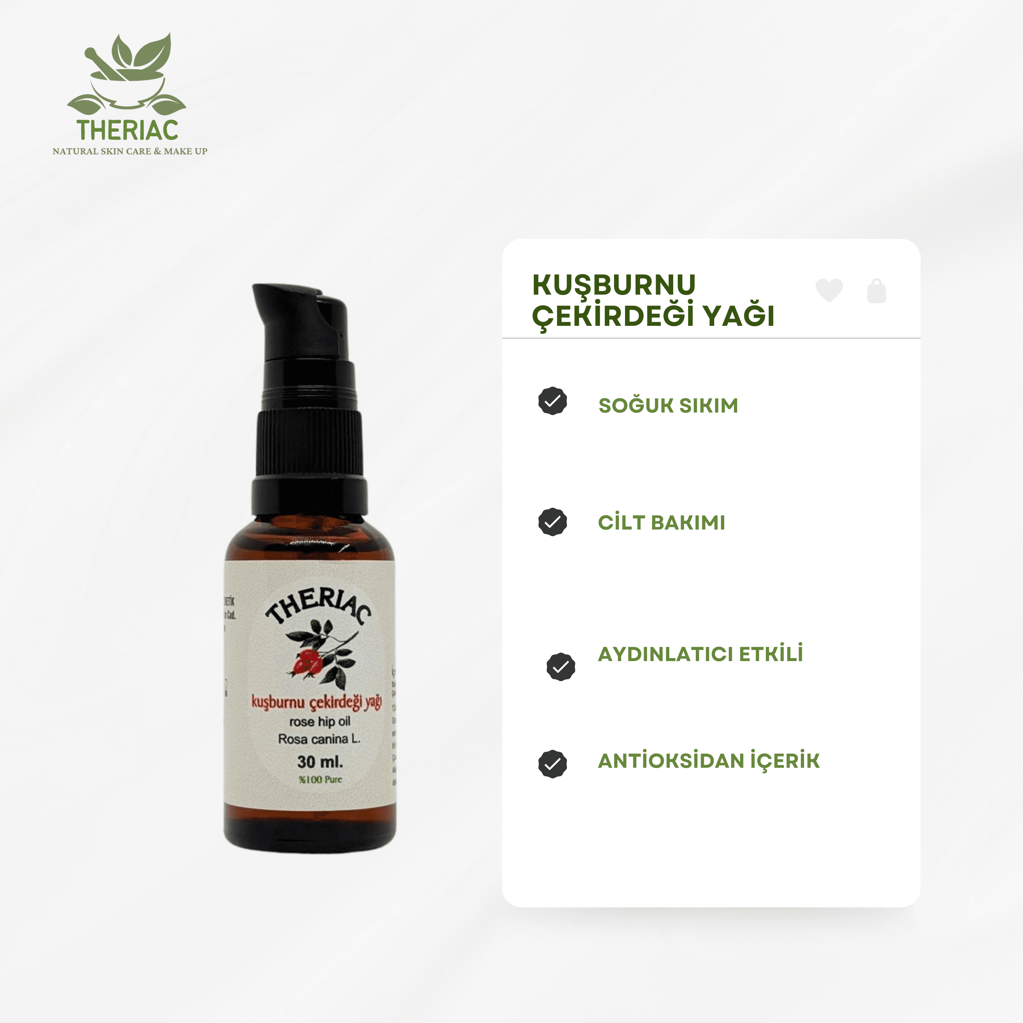 Kuşburnu Yağı 30 ml
