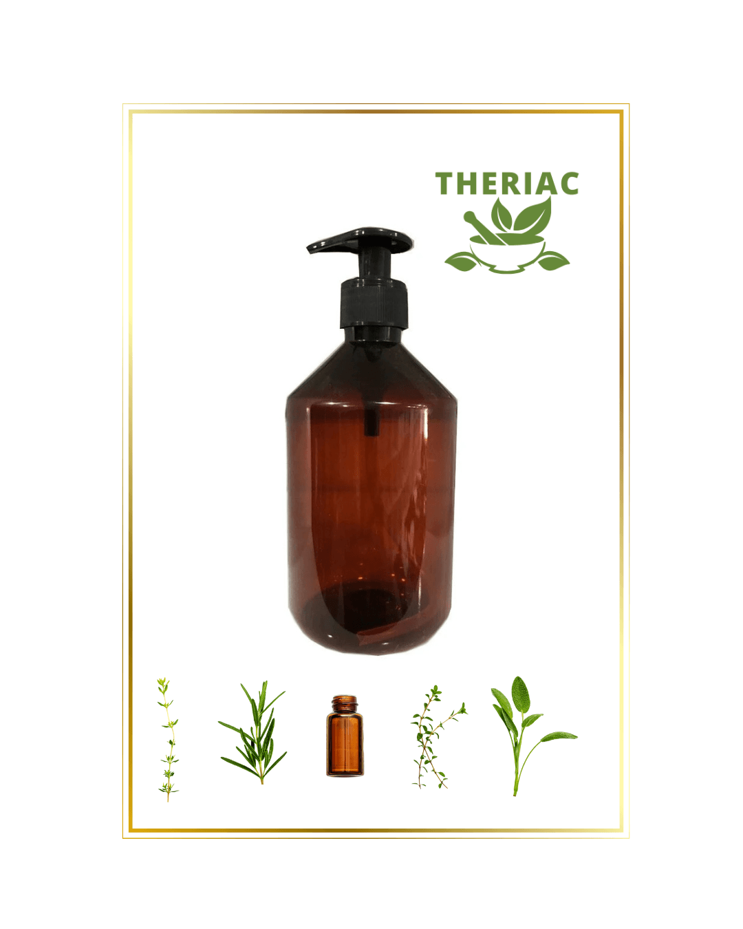 AMBER PLASTİK ŞİŞE 500 ML POMPALI ŞİŞE 