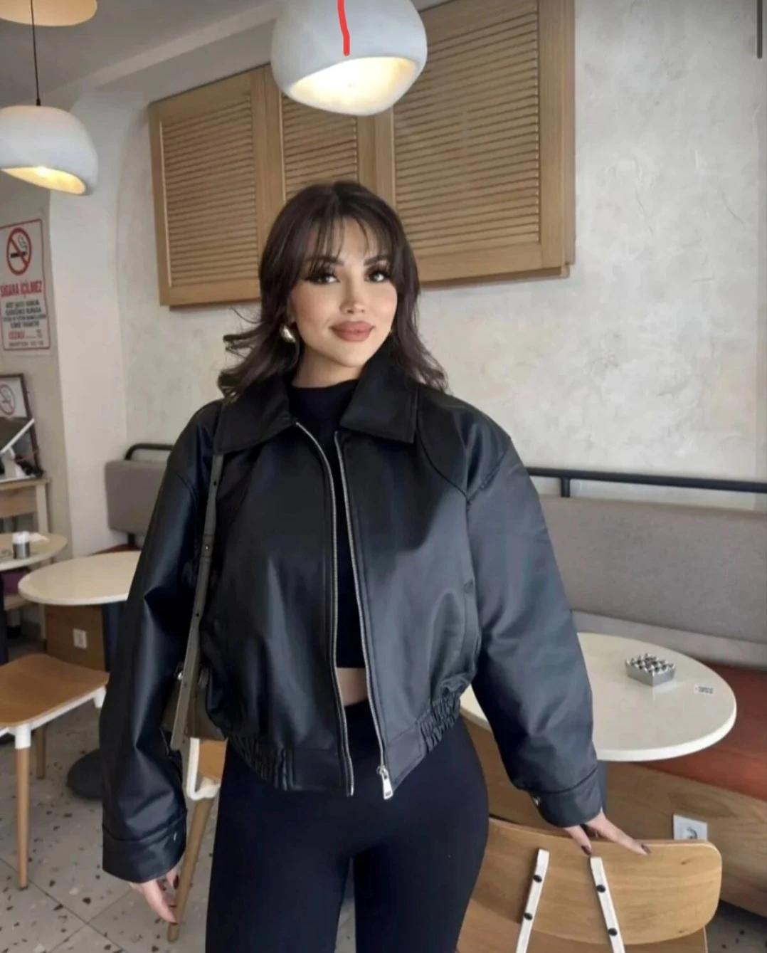 Deri Bomber Deri Ceket