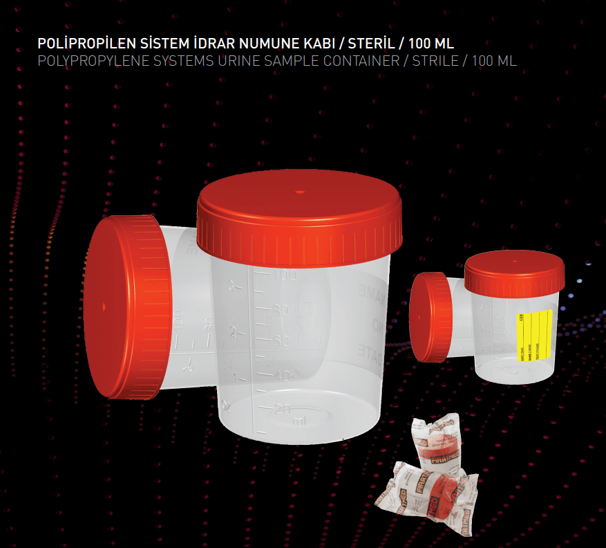 FIRATMED NUMUNE KABI 100 ML 150 ADET/KOLİ