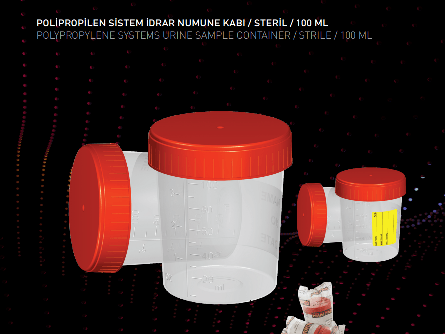 FIRATMED NUMUNE KABI 100 ML 150 ADET/KOLİ