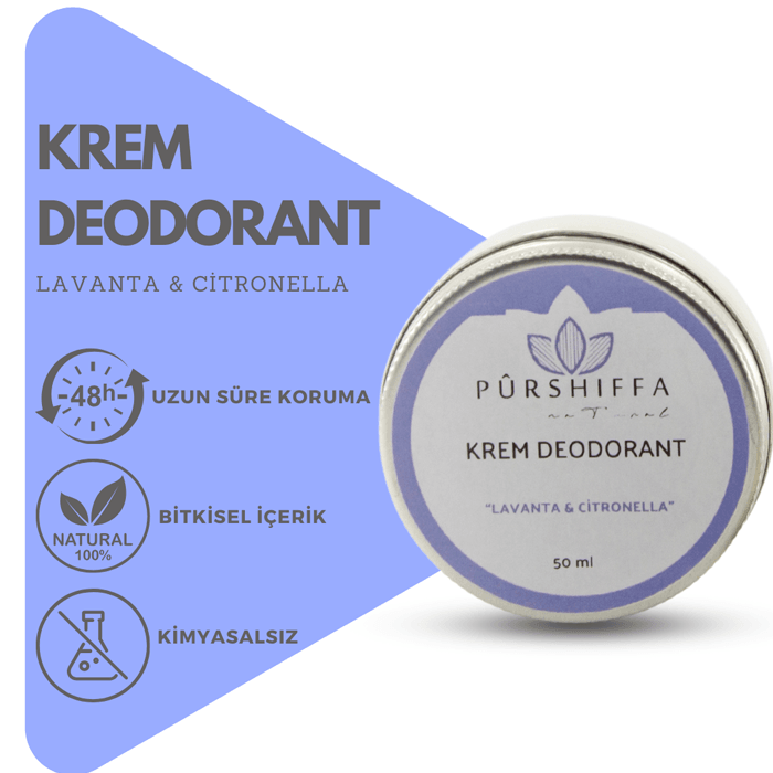 KREM DEODORANT (LAVANTA & CİTRONELLA)