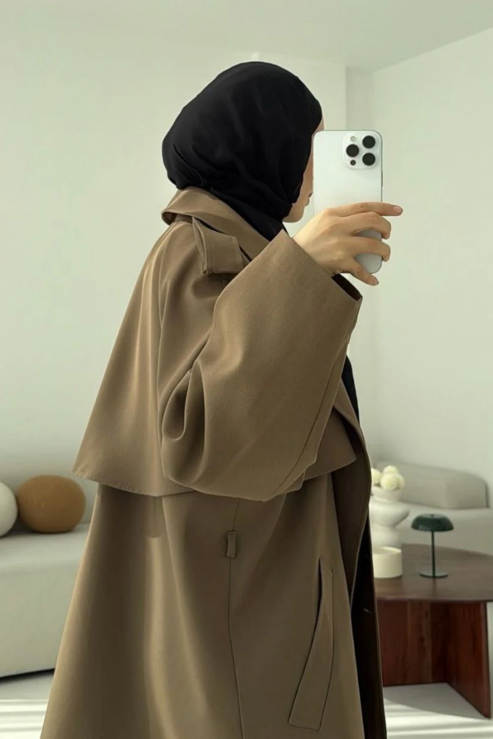 KISA GABARDİN TRENÇ