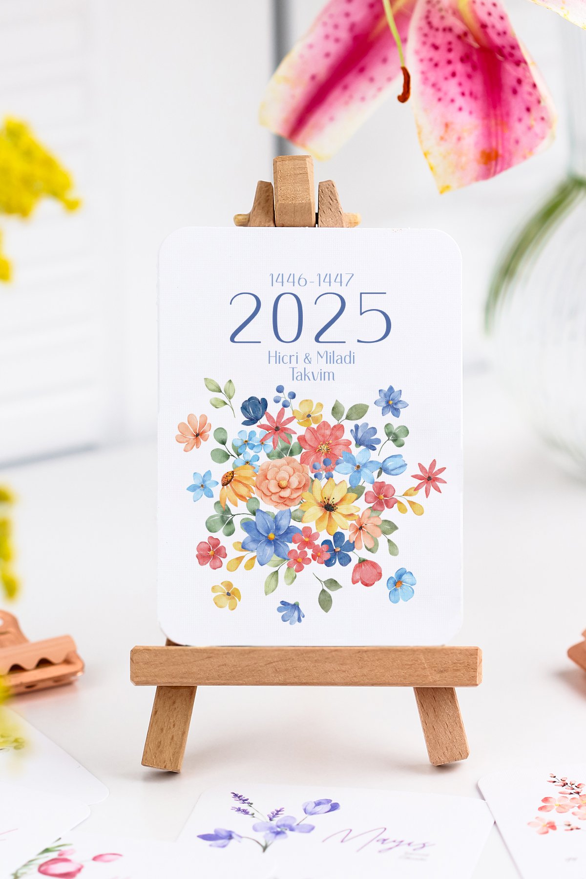 ÇİÇEKLİ TAKVİM 2025