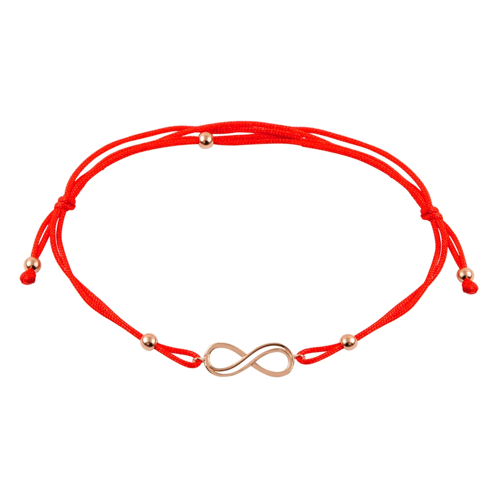 14 Ayar İpli Sonsuzluk Altın Bileklik