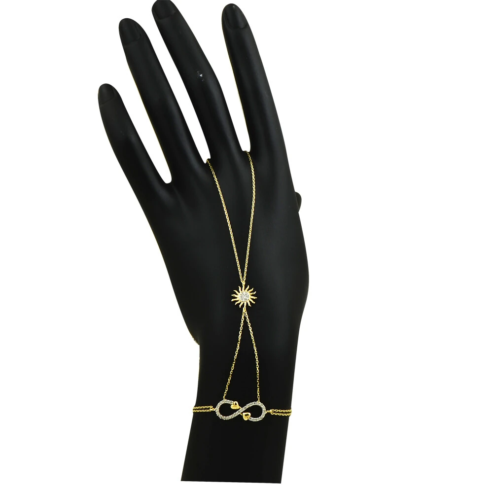 14 Ayar Güneş ve Sonsuzluk Figürlü Altın Şahmeran