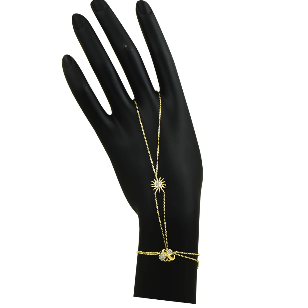 14 Ayar Güneş ve Kelebek Figürlü Altın Şahmeran