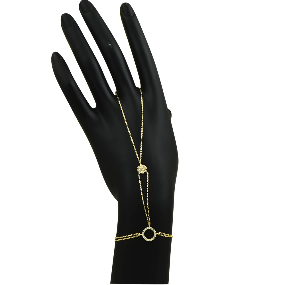 14 Ayar Halkalı Çiçek Figürlü Altın Şahmeran