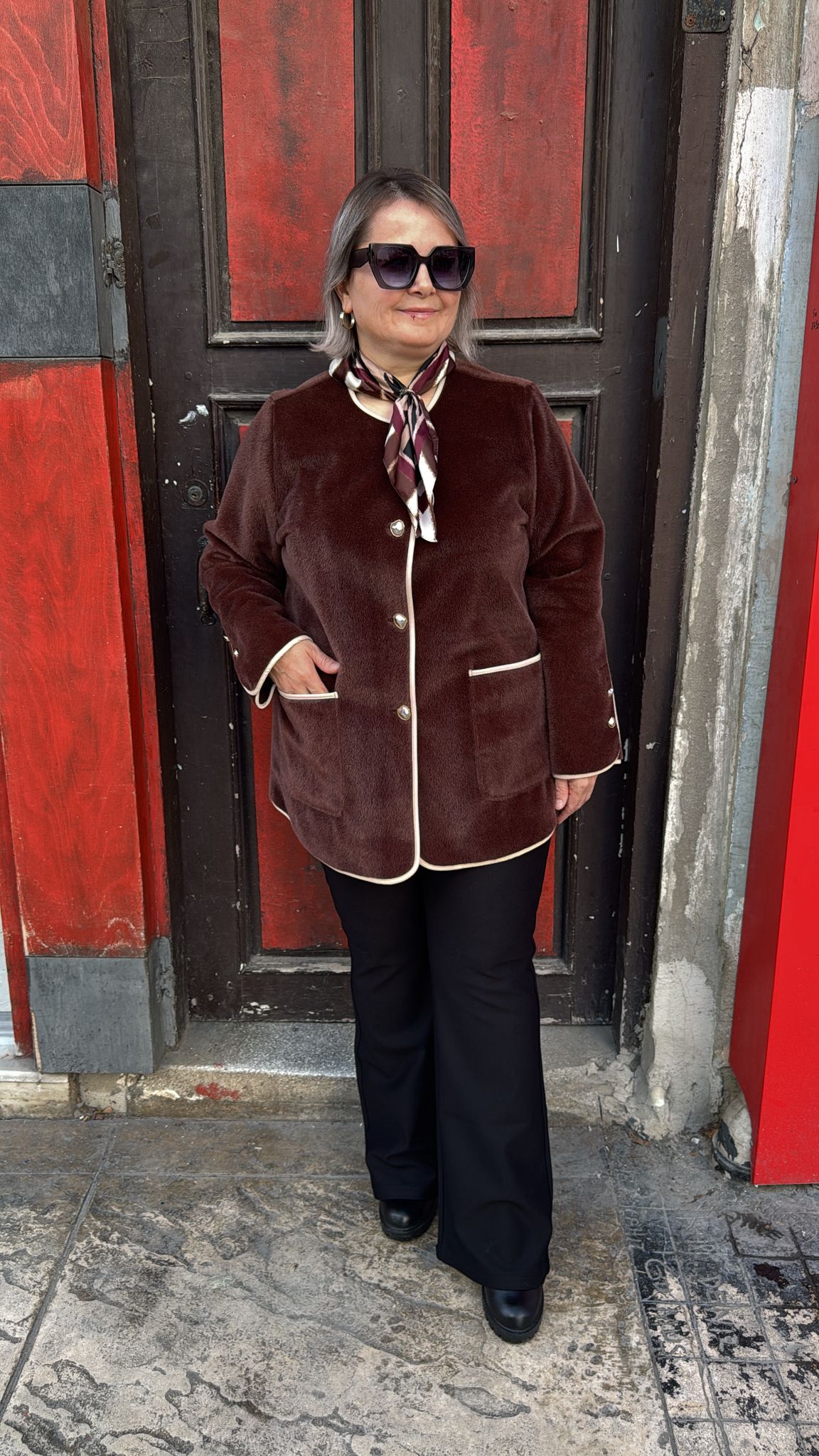 Zarife Tay Tüyü Ceket