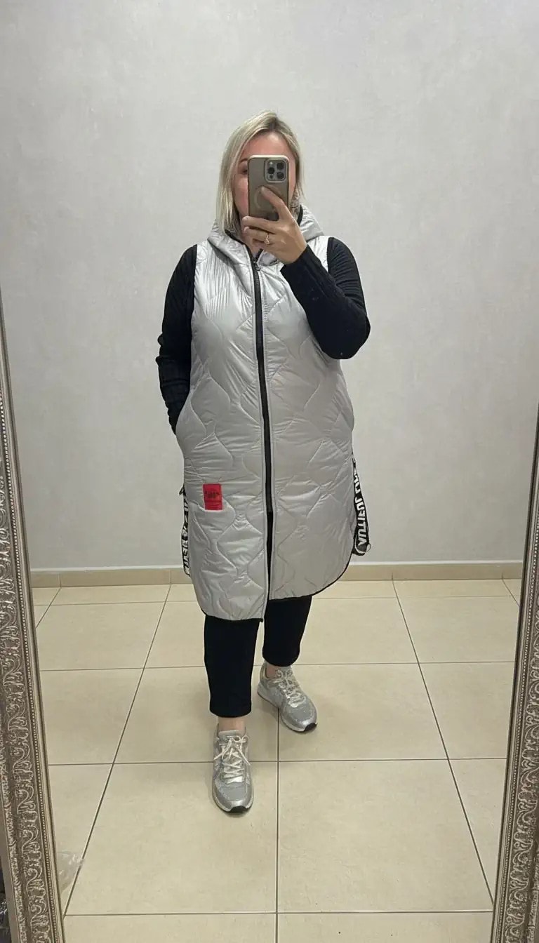 0 Kollu Kapitone Yelek 