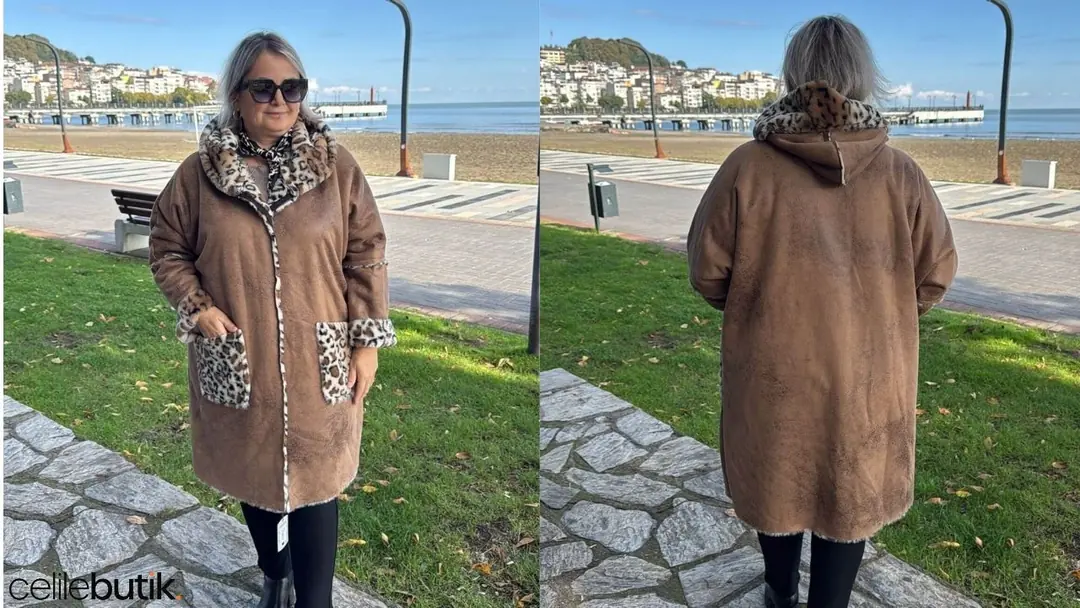 Yeni sezon büyük beden kadın kaban modelleri