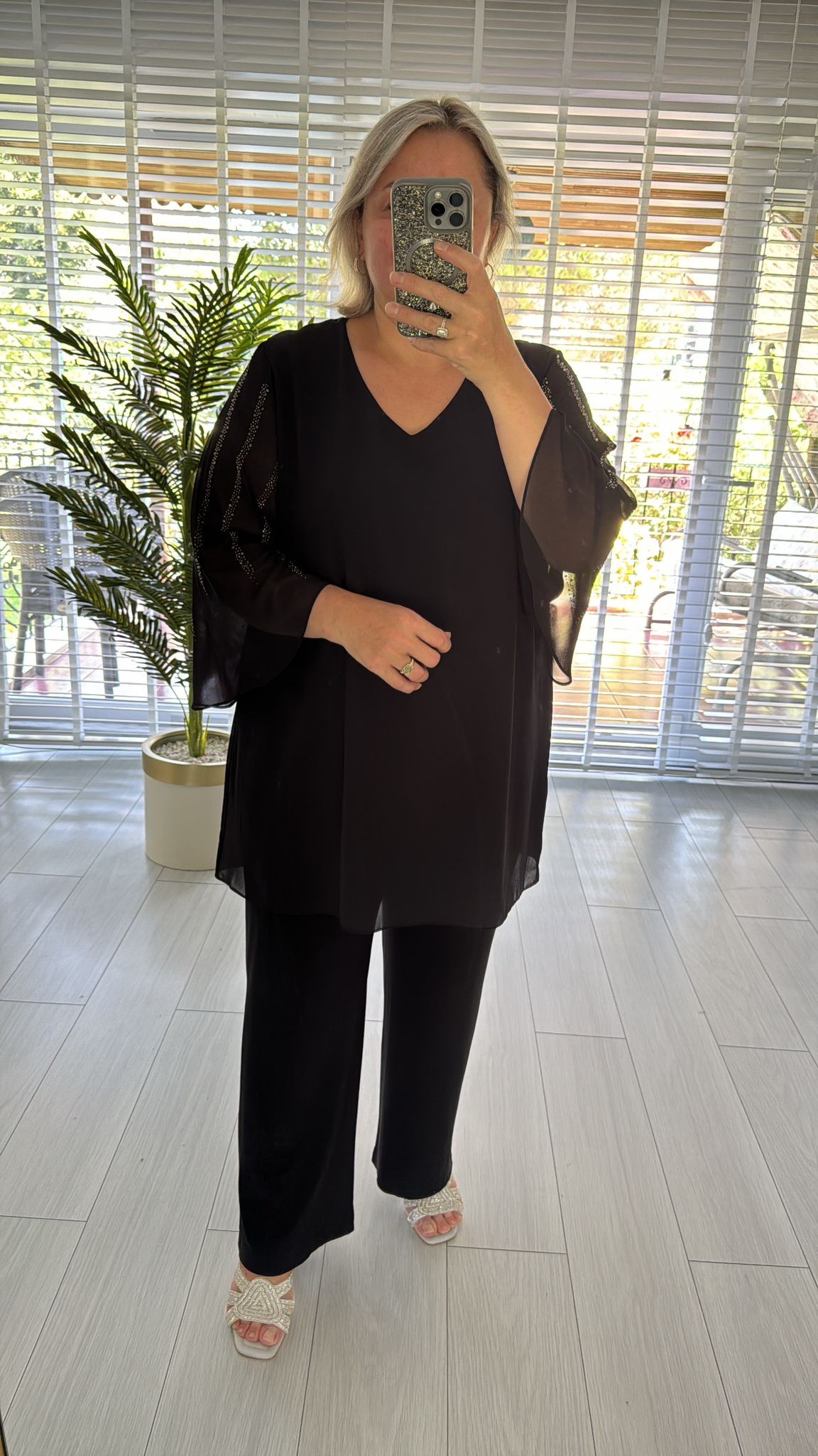 Pırıltı Zarafet Bluz