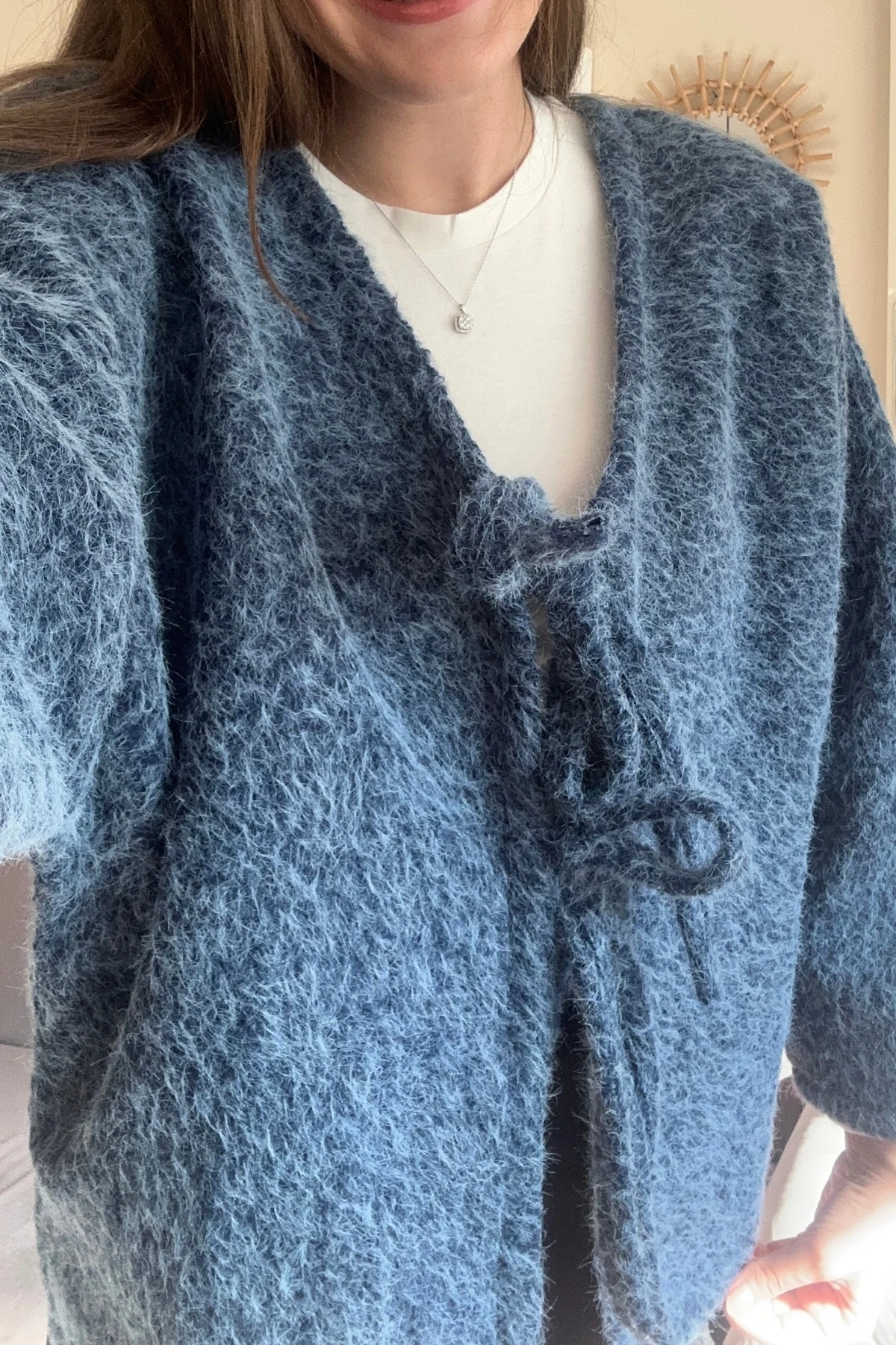 Önü Bağlamalı Sakallı Kaşe Astarlı Ceket