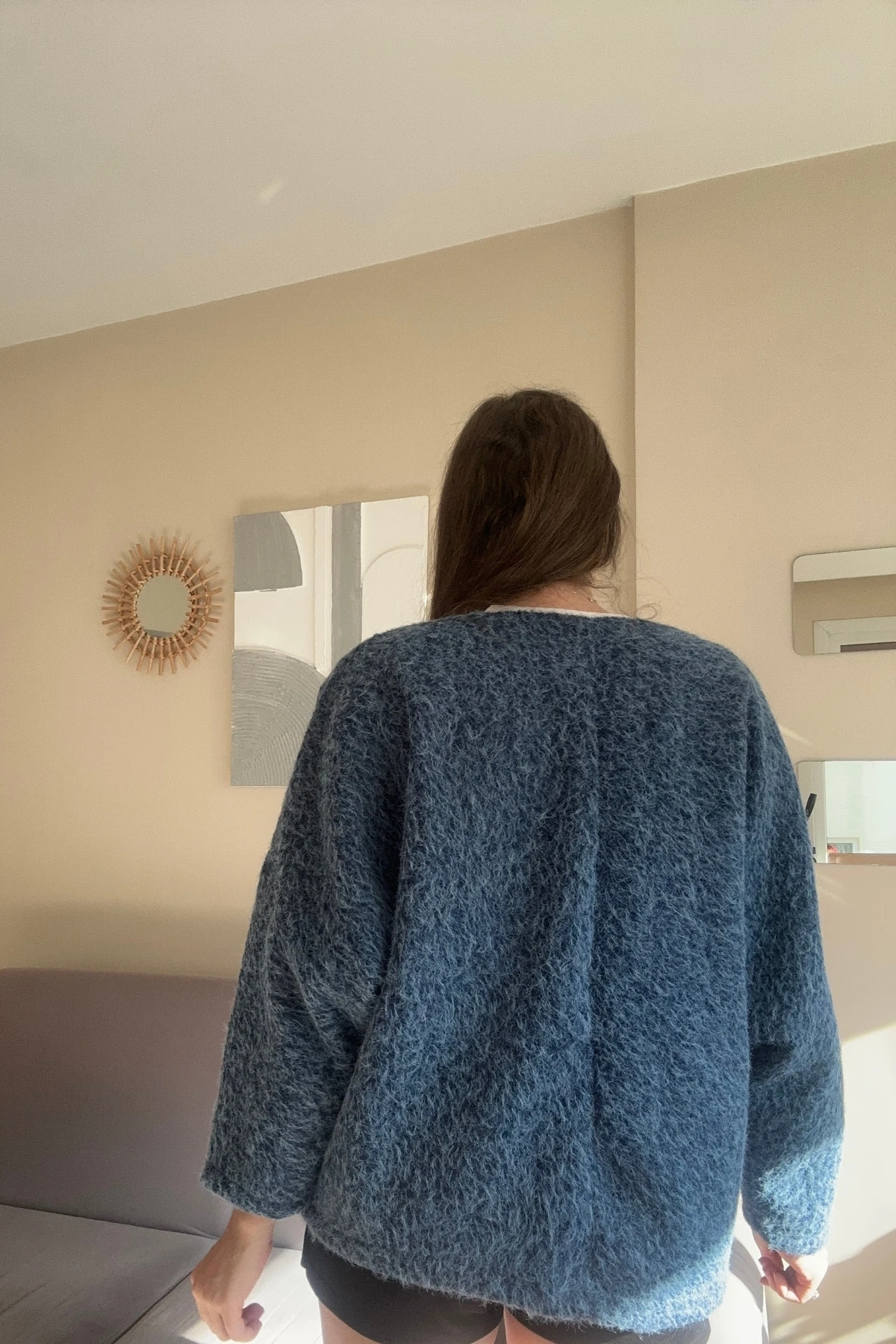 Önü Bağlamalı Sakallı Kaşe Astarlı Ceket