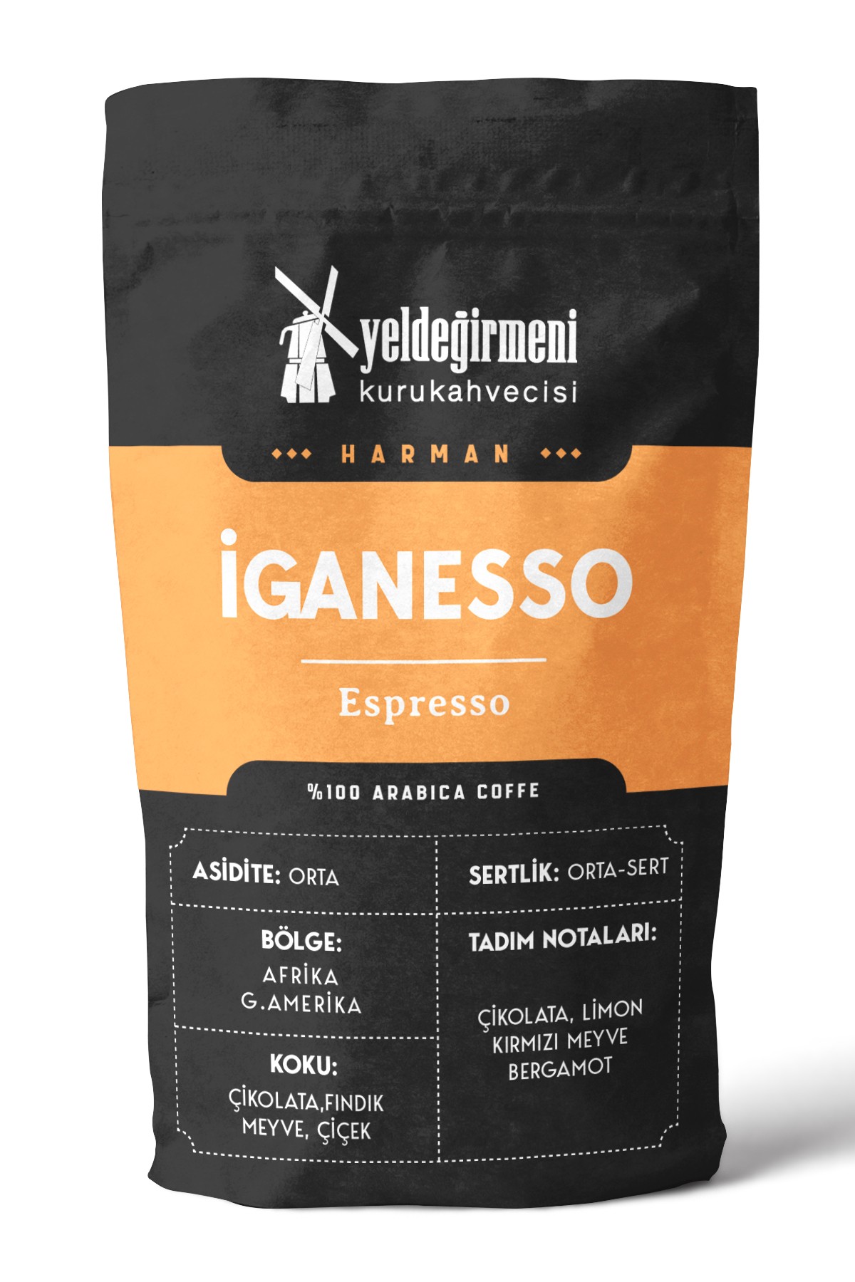 İganesso Espresso Kahve (İtalyan Tipi Kavrum)