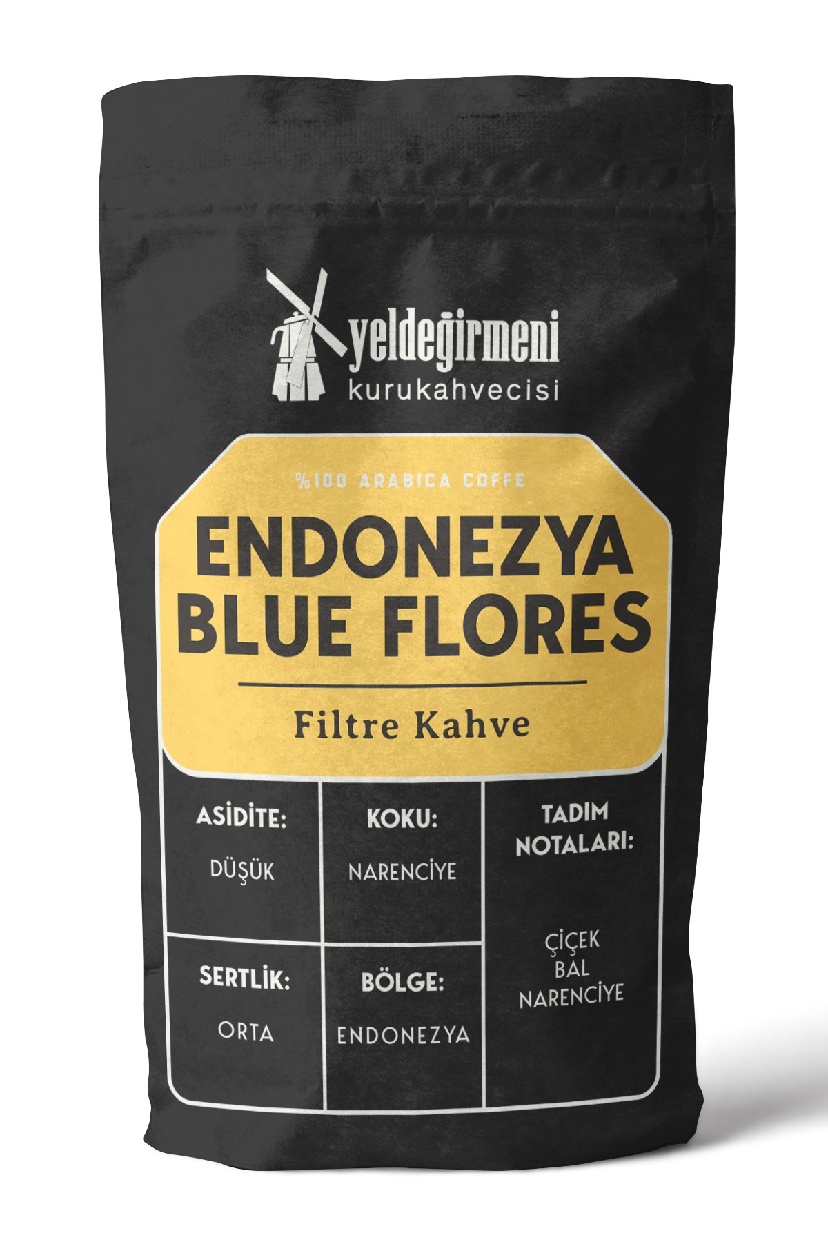 Endonezya Blue Flores Filtre Kahve