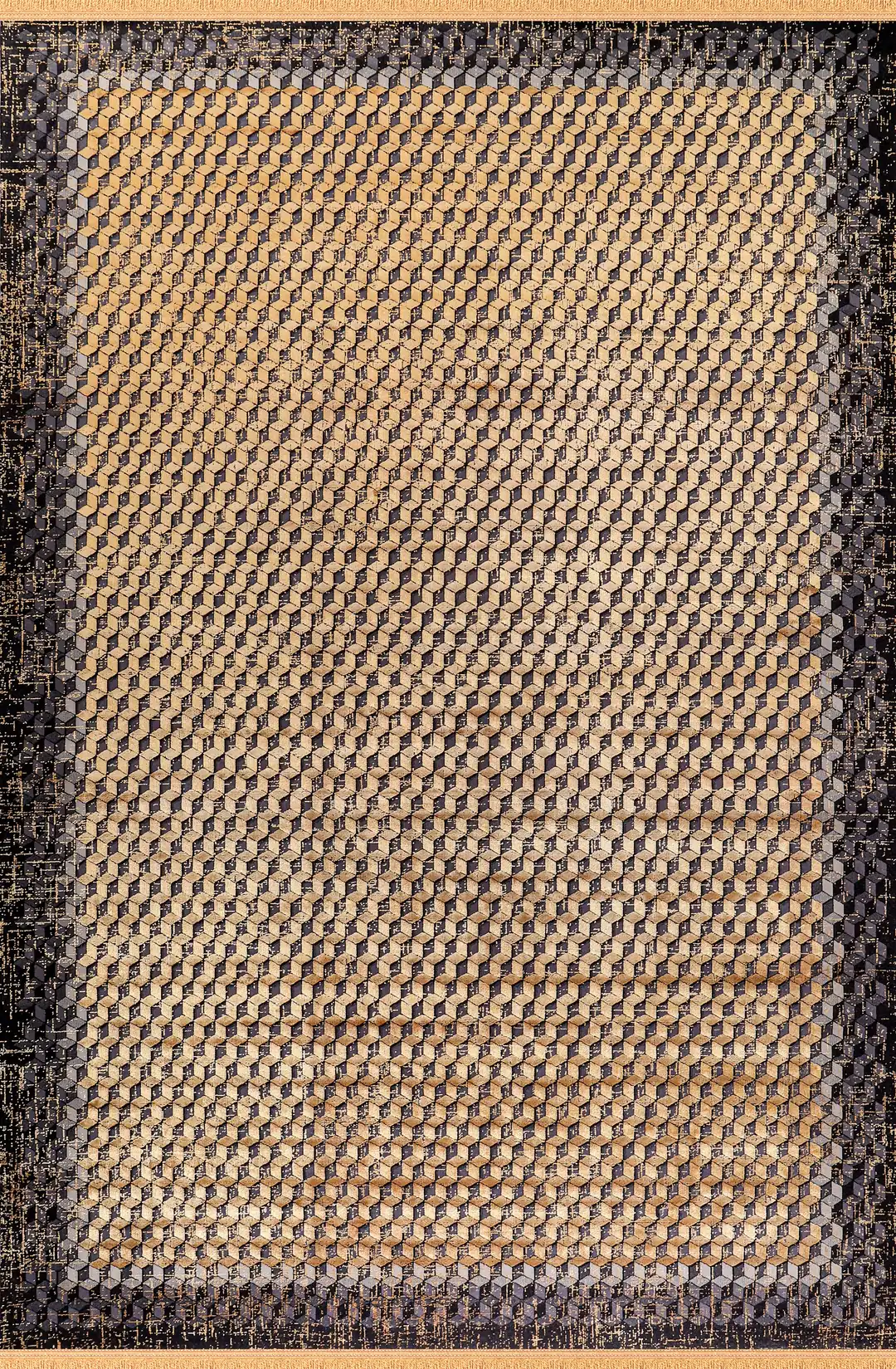 Tyana TY013 Sarı 80x300 Dikdörtgen Tam Halı
