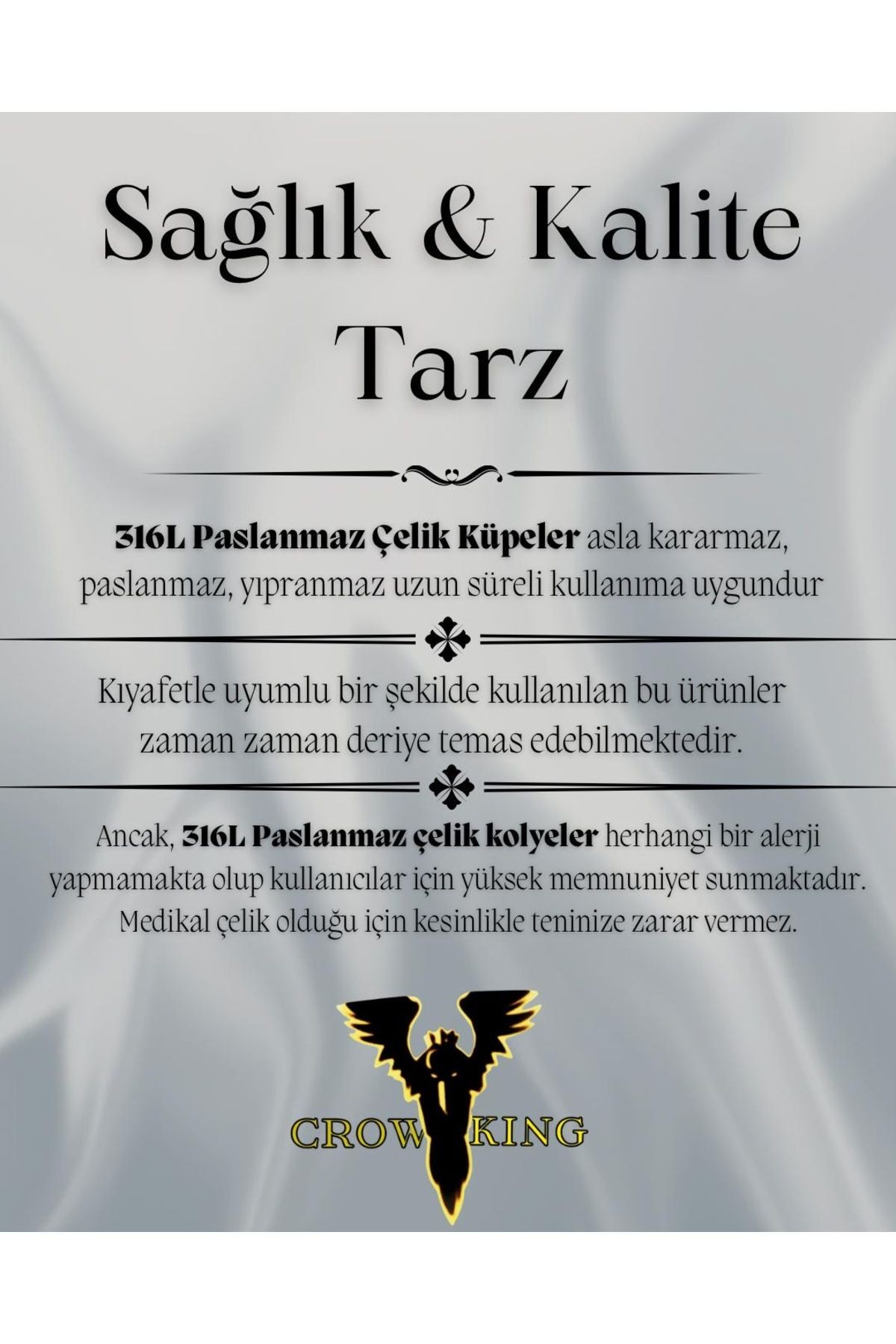Paslanmaz Çelik Gold Kurdele Antialerjenik Kararmaz Küpe