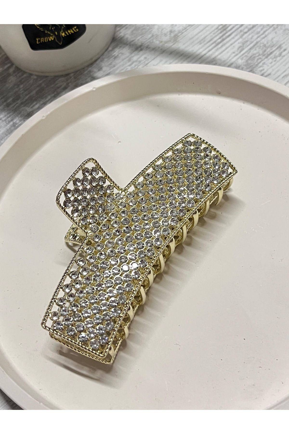 Taşlı Metal Mandal Toka