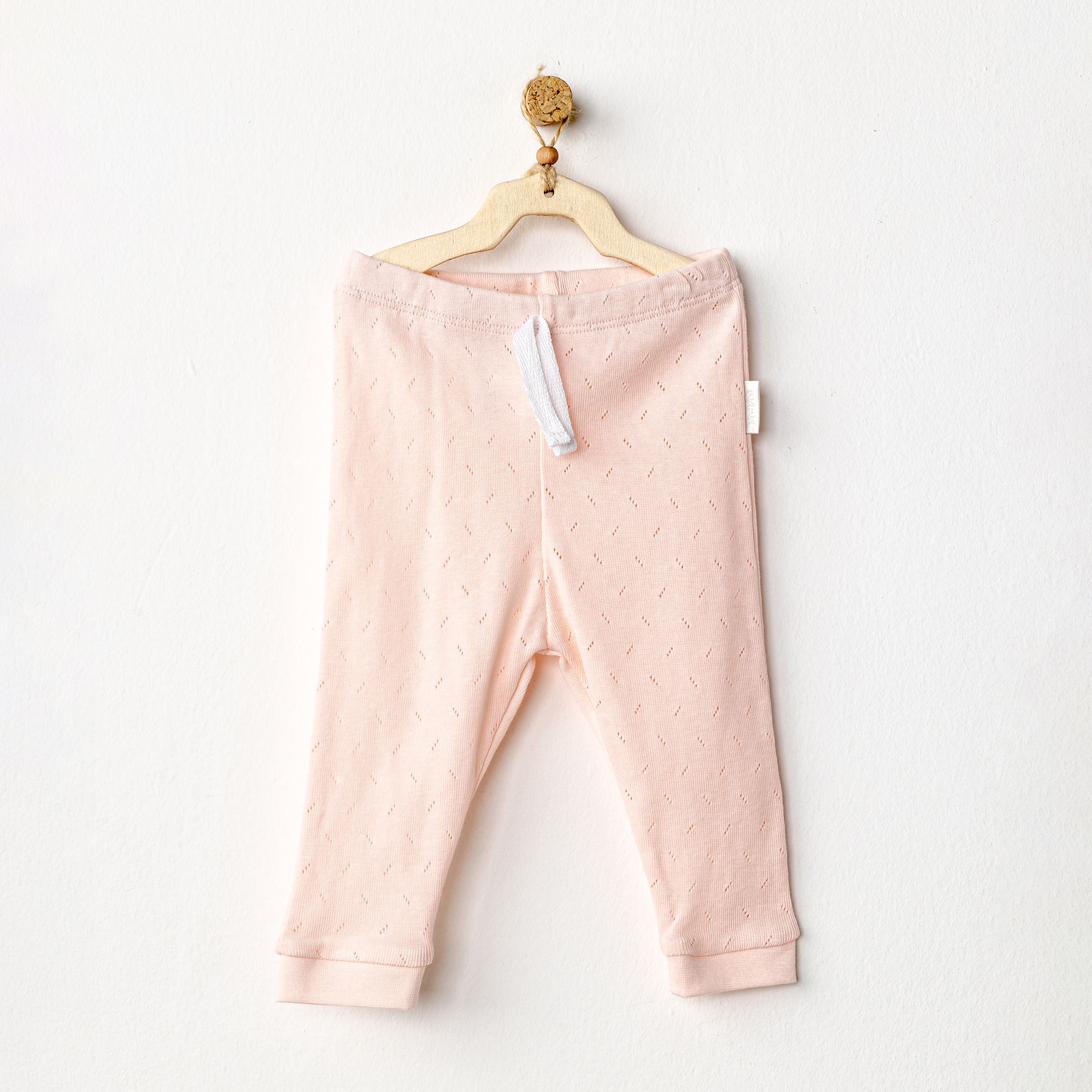 BEBEK PANTOLON PANTS JACQUARD BASIC - PINK