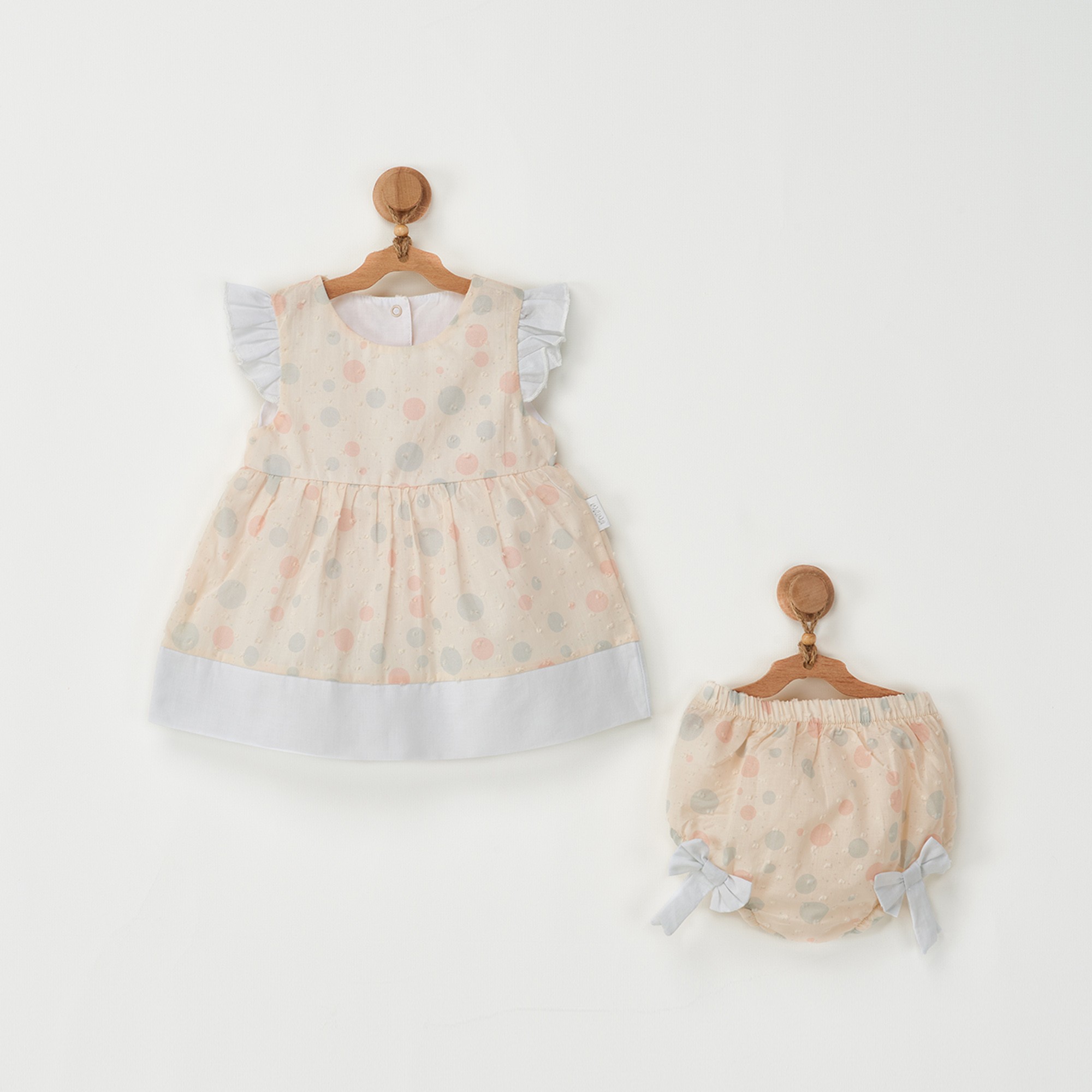 BEBEK ELBİSE TAKIM DRESS UNDERPANT SET SOFT TREND