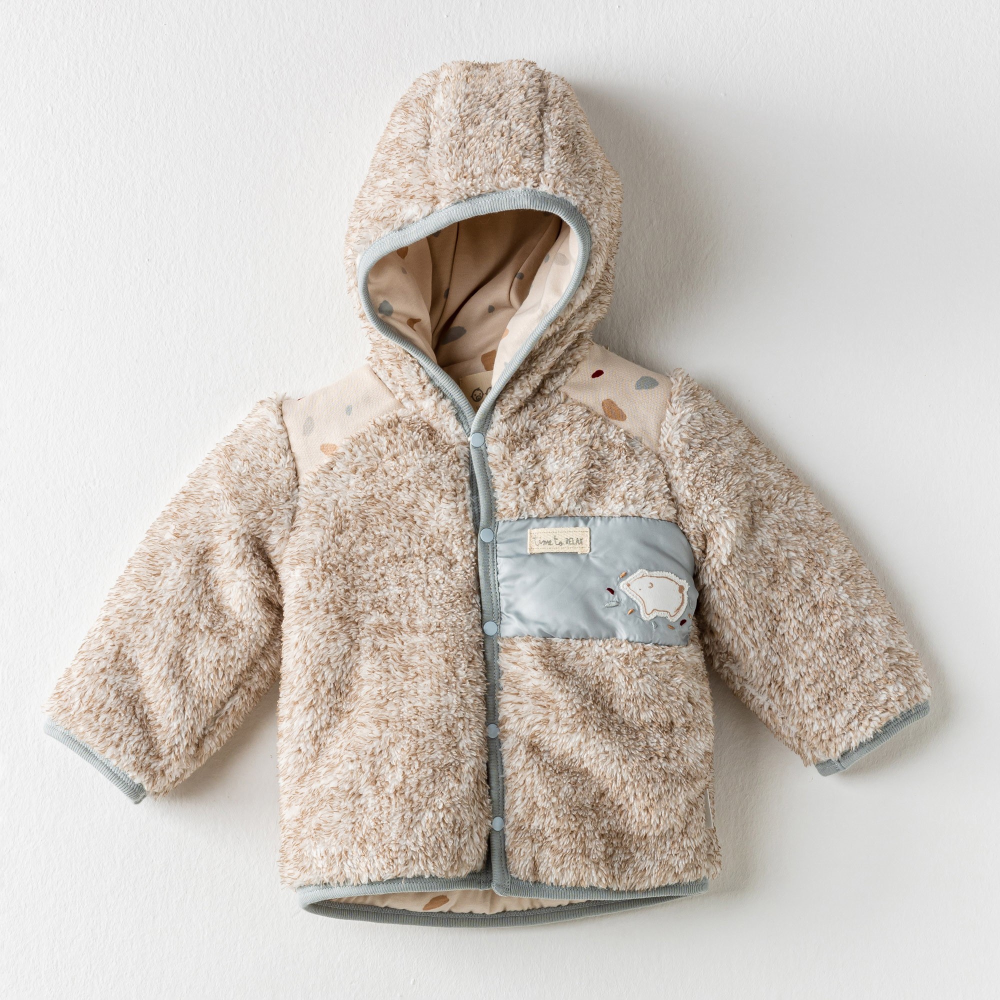 BEBEK CEKET JACKET WELSOFT TIME TO RELAX - BEIGE