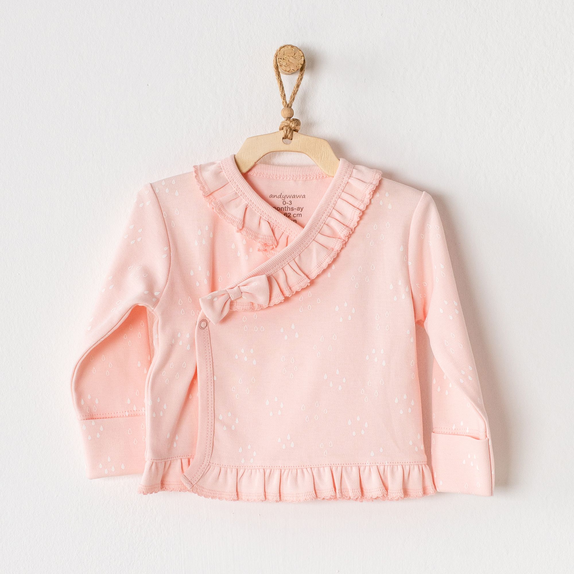 BEBEK ZIBIN SIDE SNAP TEE  HELLO LOVELY - PINK