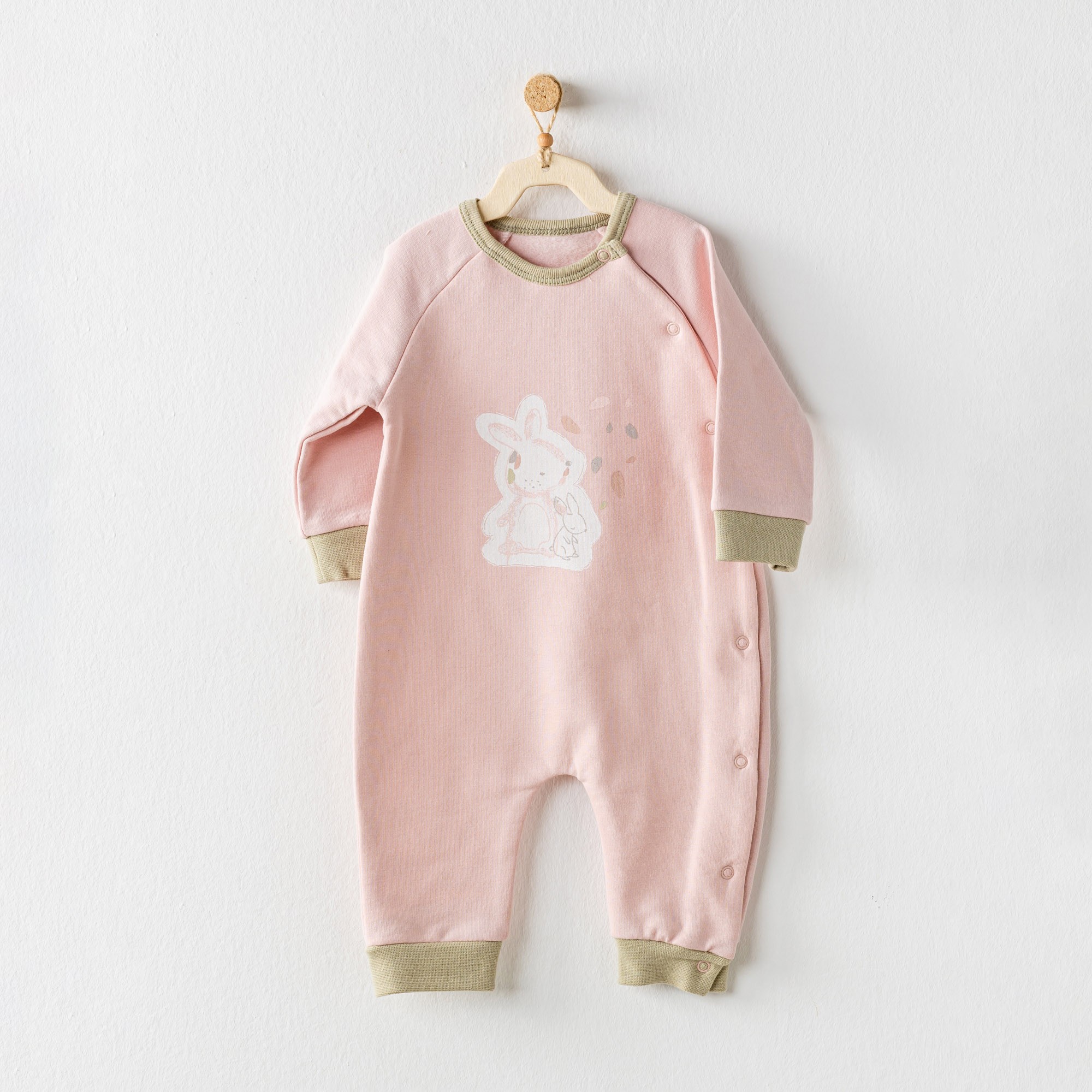 BEBEK TULUM ROMPER BABY CASUAL - PINK