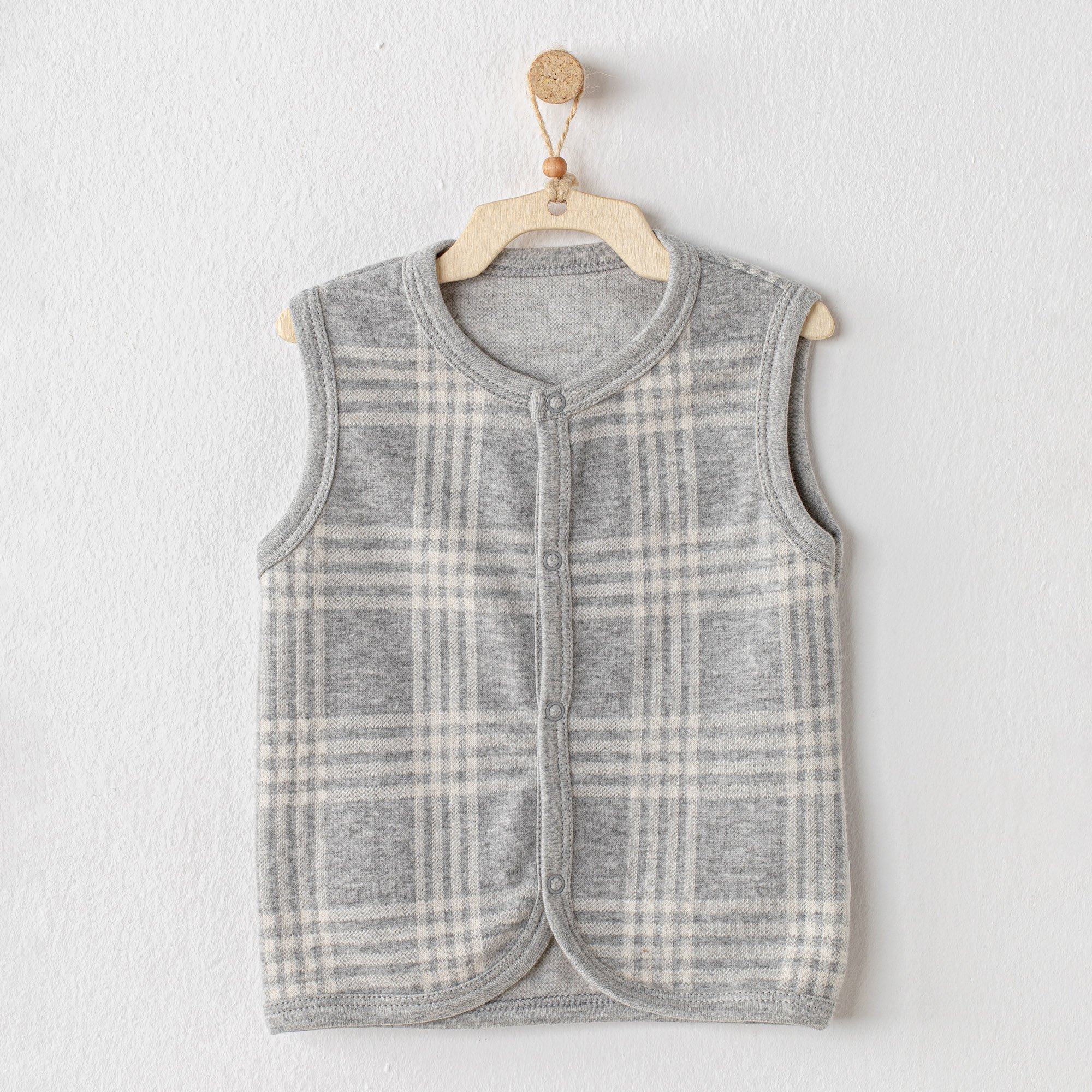 BEBEK YELEK VEST - GREY