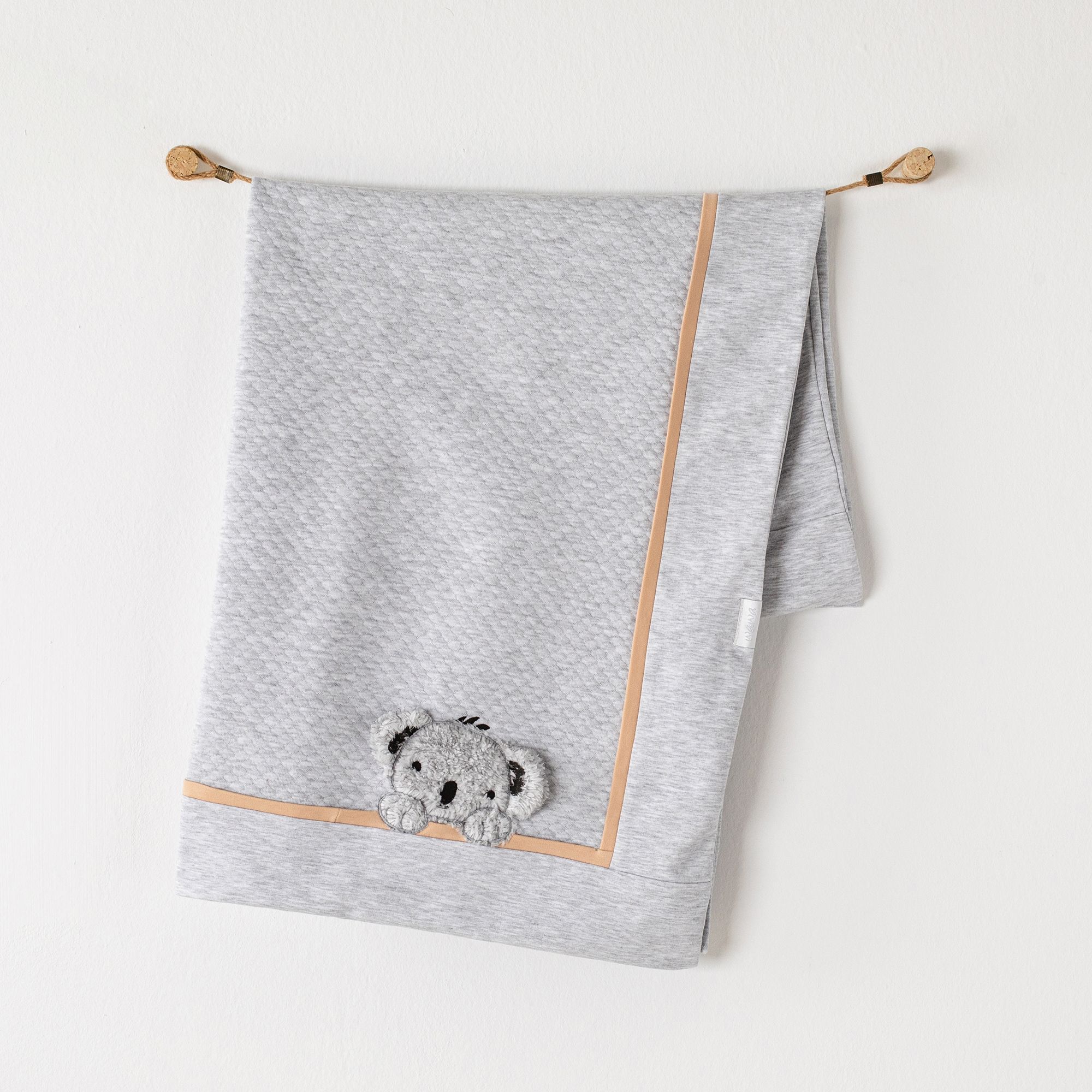 BEBEK BATTANİYE BLANKET KOALA - GREY MELANGE
