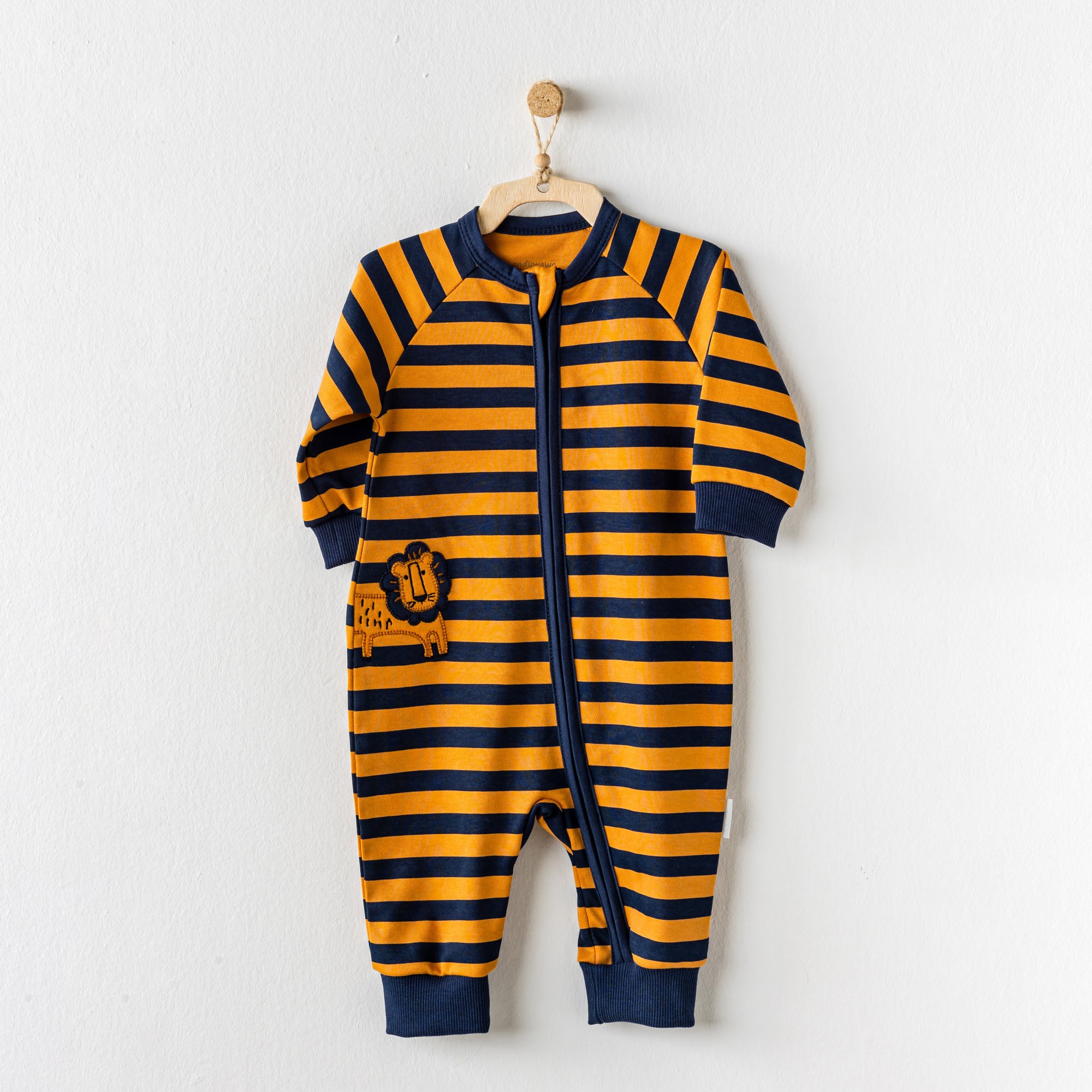 BEBEK TULUM ROMPER LION - NAVY/MUSTARD