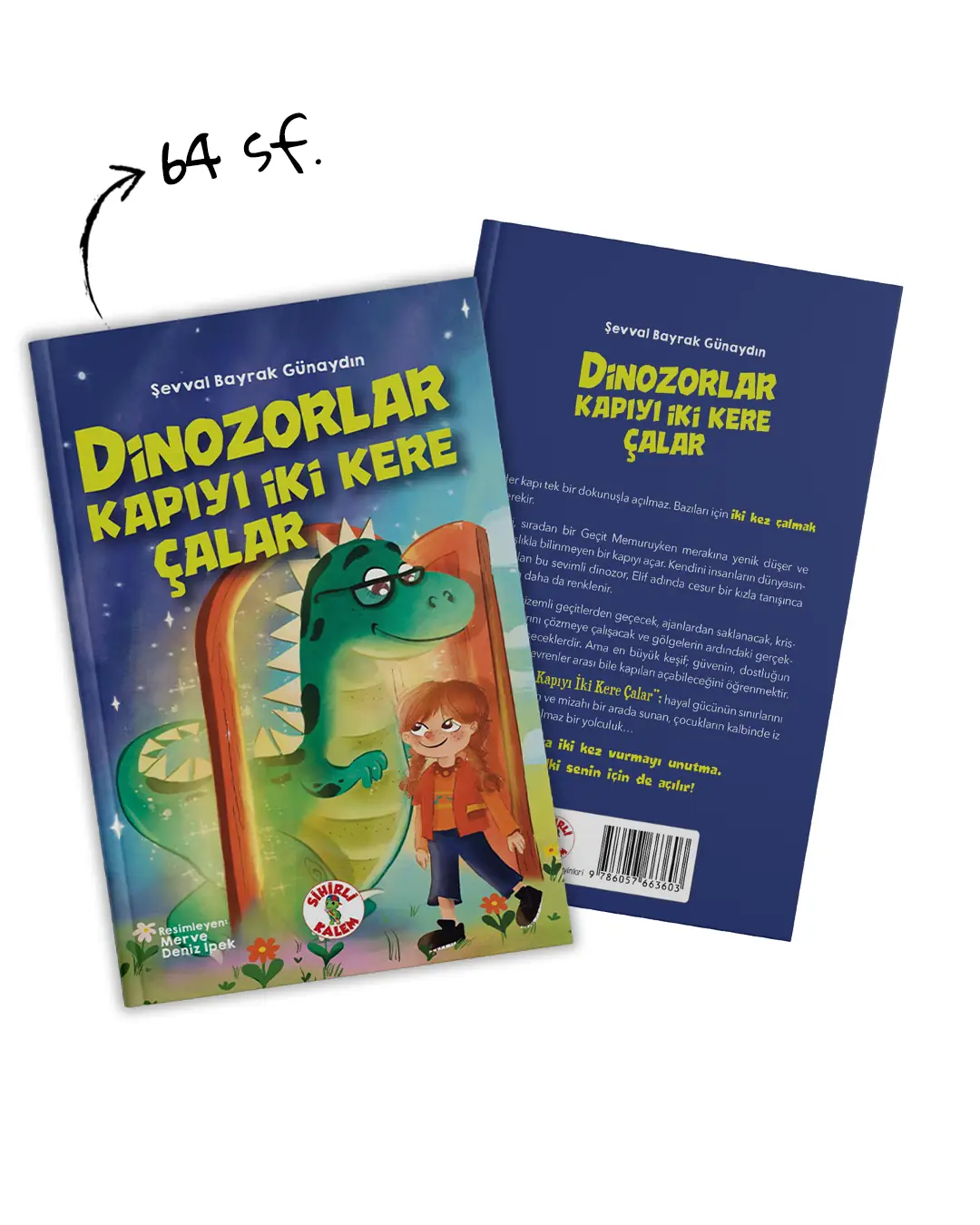 DİNOZORLAR KAPIYI İKİ KERE ÇALAR kitap kapağı