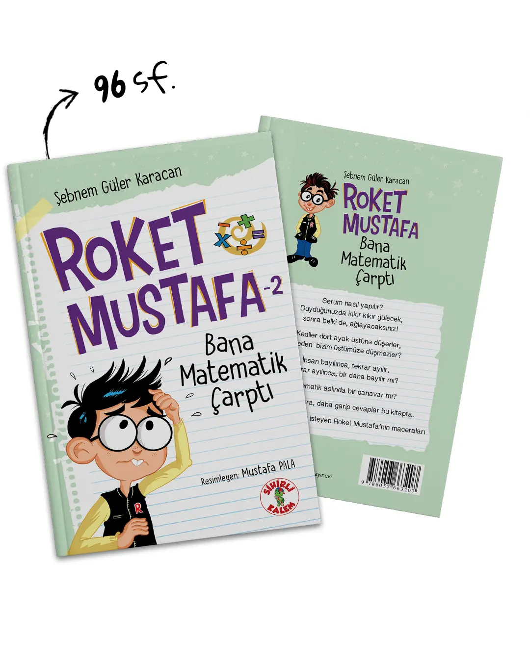 Roket Mustafa - 2 - Bana Matematik Çarptı kitap kapağı
