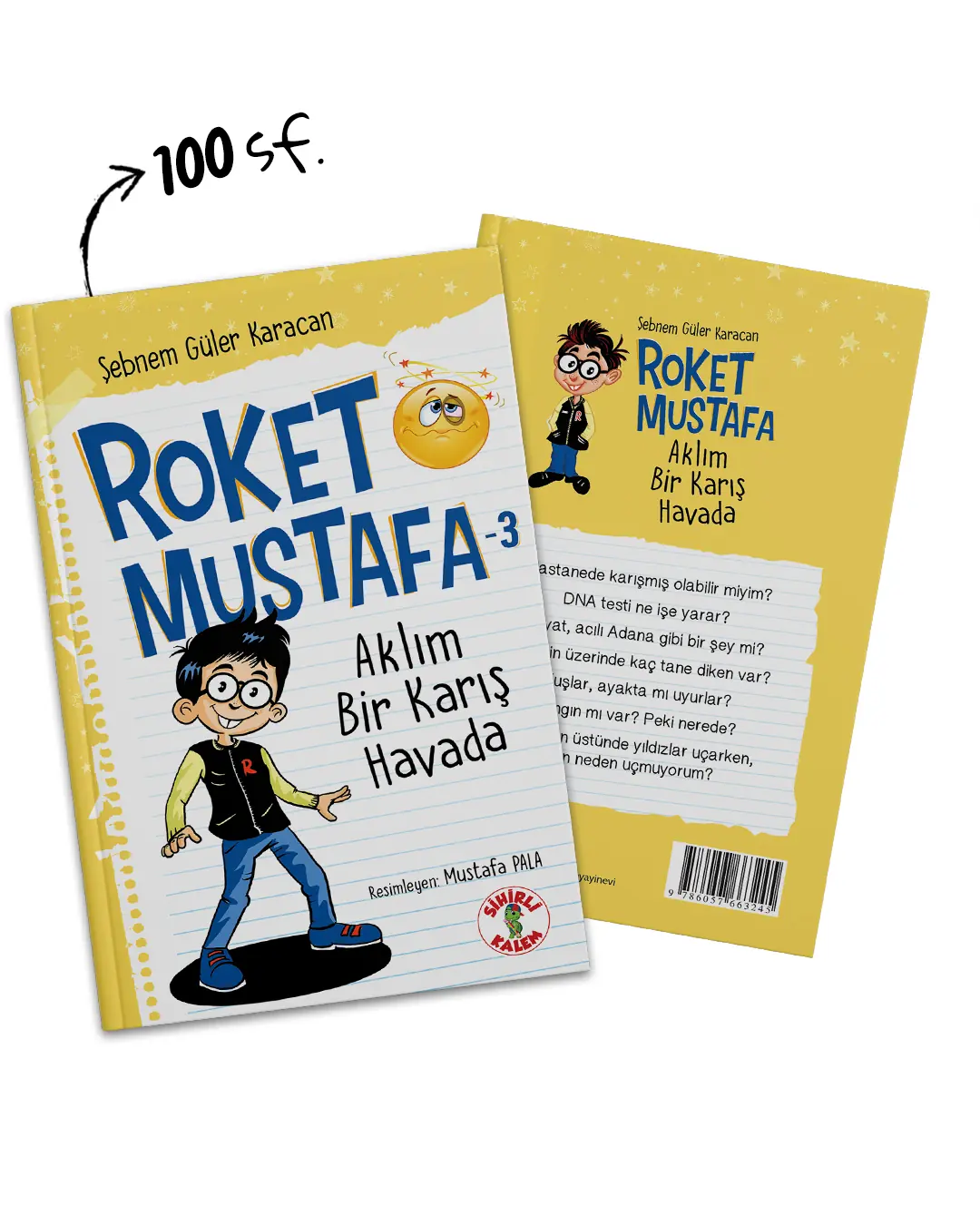 Roket Mustafa - 3 - Aklım Bir Karış Havada kitap kapağı