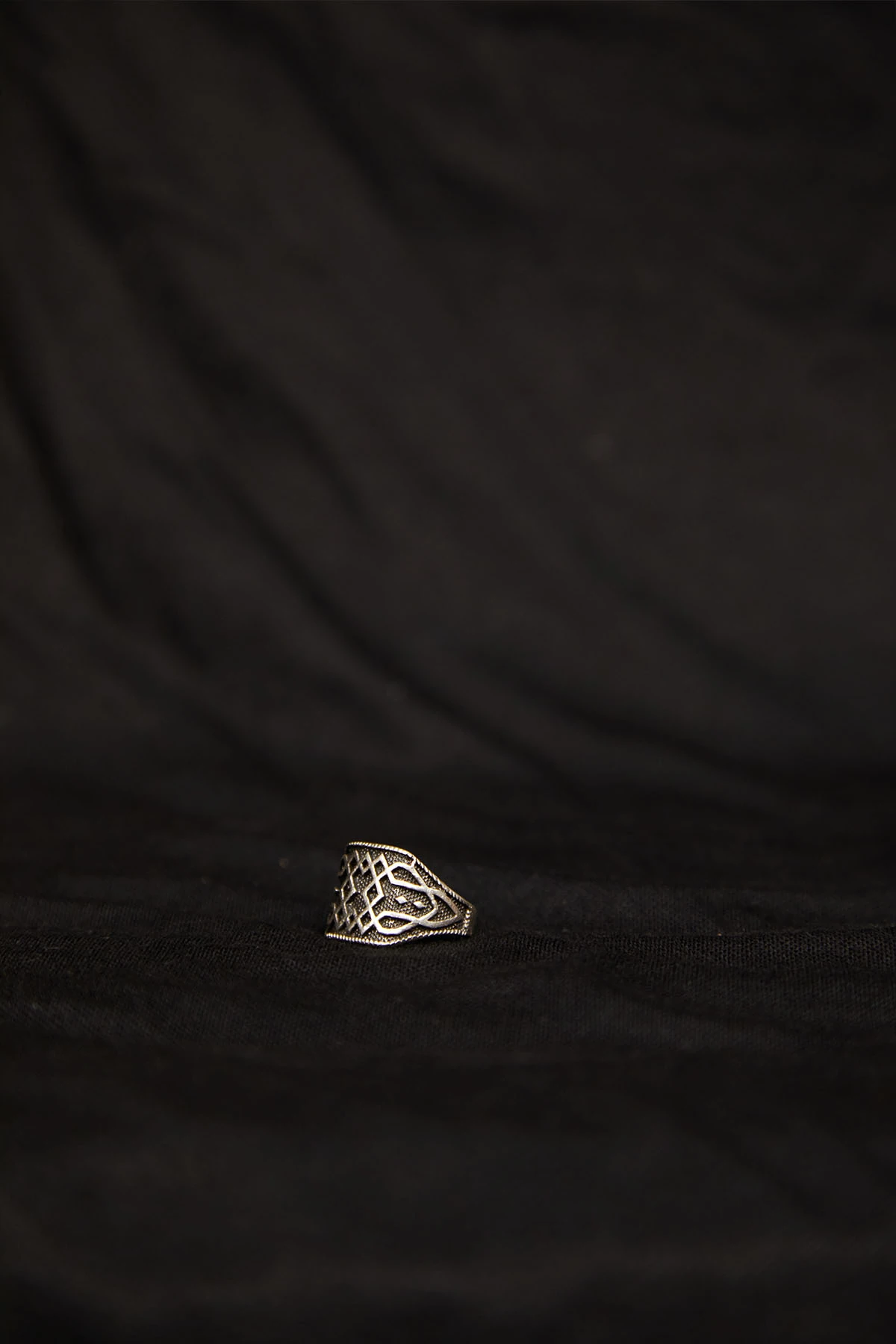 Shagrat Erkek Şovalye Eskitme Model Gümüş Kaplama Yüzük