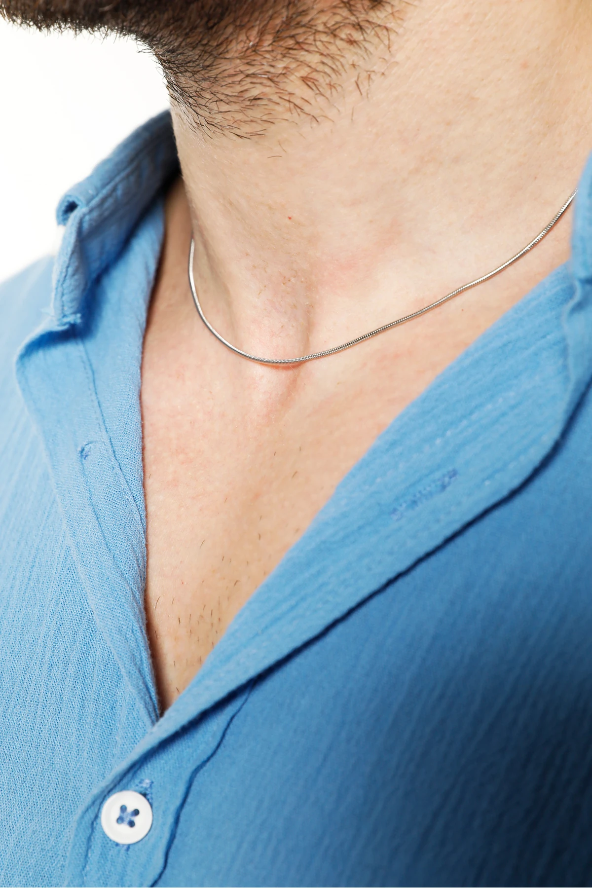 Drogo Erkek Gümüş Renk Paslanmaz Çelik Kolye