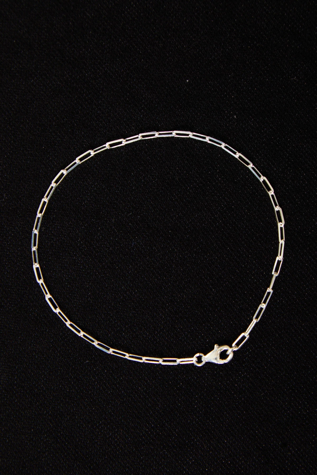 Annatar 925 Ayar Gümüş Bileklik – İnce Forse Ataç Zincir, Günlük ve Klasik Stil