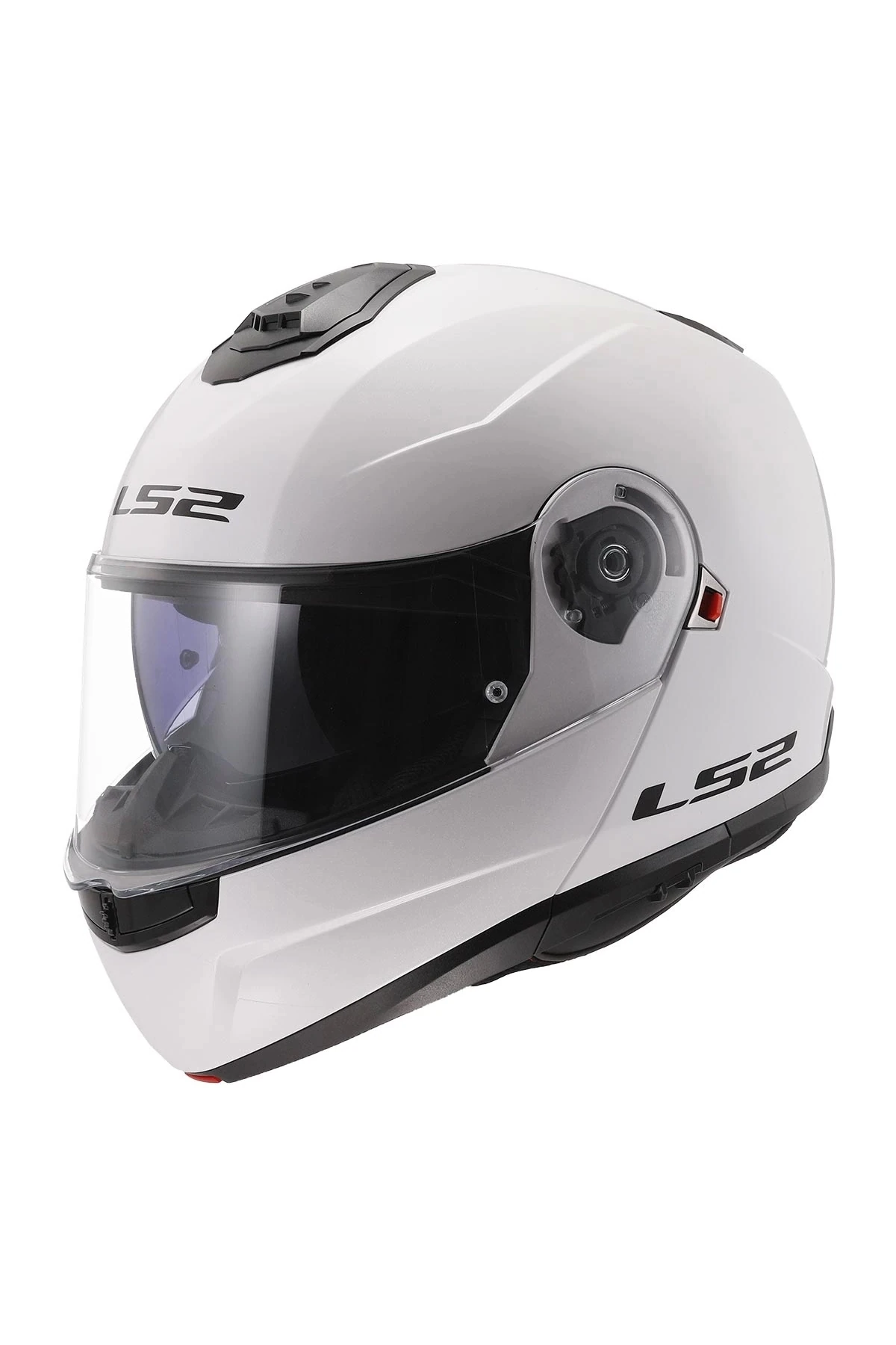 STROBE 2 ÇENE AÇILIR BEYAZ KASK