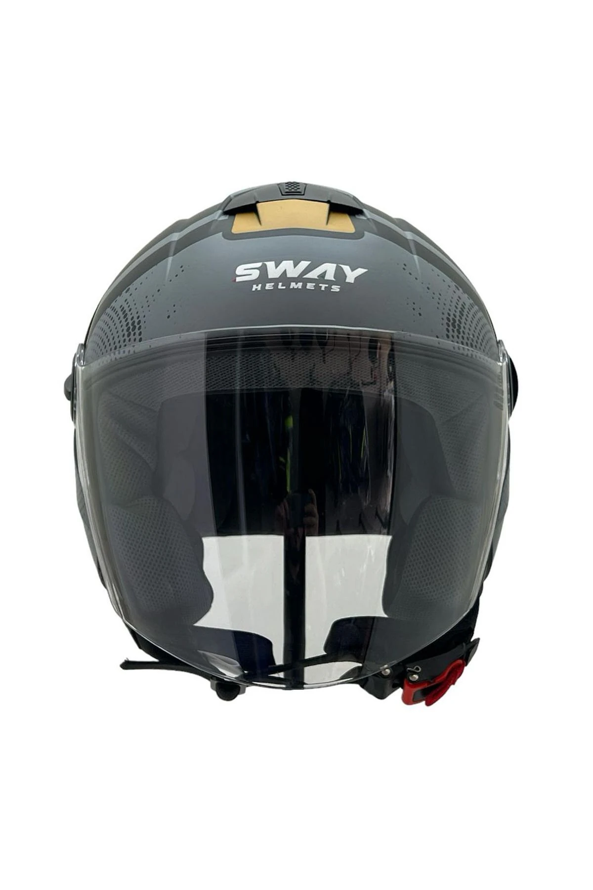 715 GEMINI SİYAH-GRİ KASK