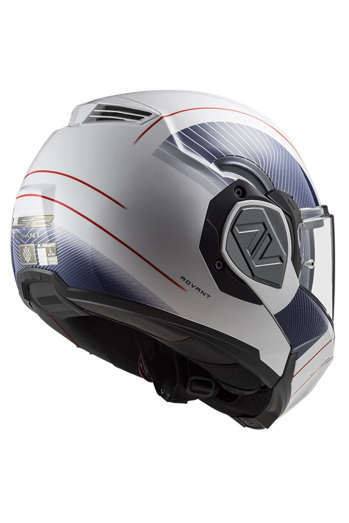 ADVANT COOPER ÇENE AÇILIR MODÜLER KASK BEYAZ MAVİ