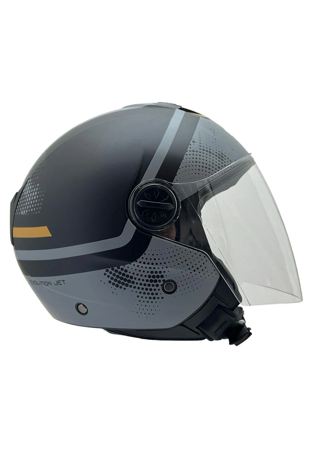 715 GEMINI SİYAH-GRİ KASK
