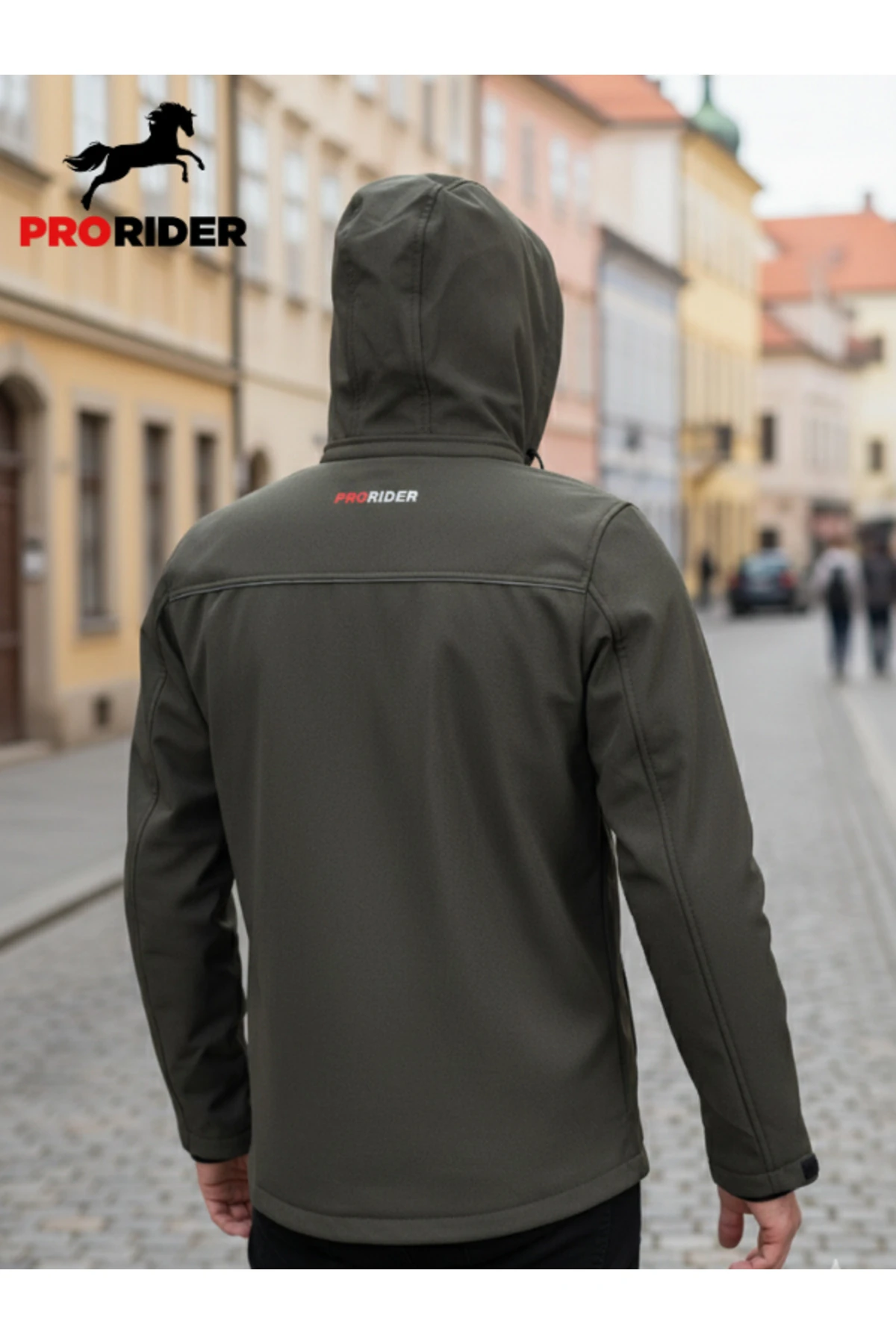 Shark Softshell Motosiklet Montu Korumalı Haki