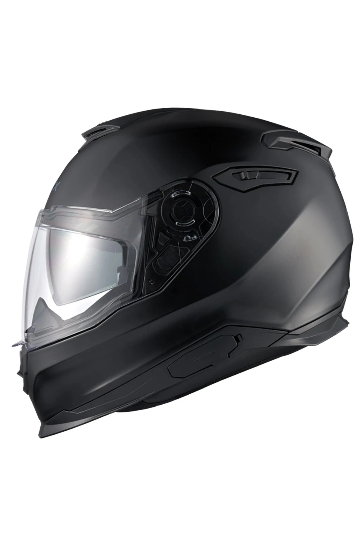 Y.100 MAT SİYAH KASK