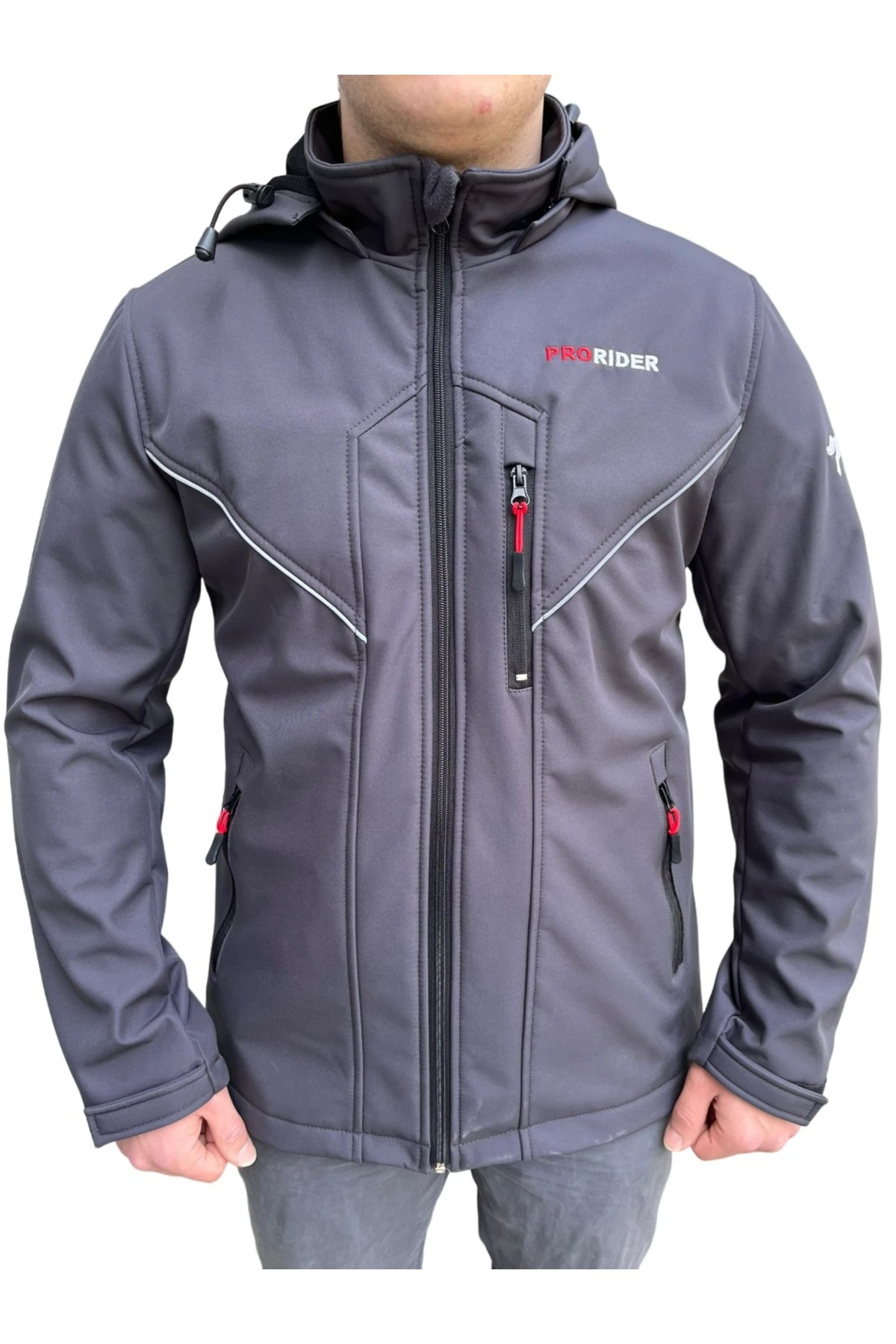 Shark Softshell Motosiklet Montu Korumalı Antrasit