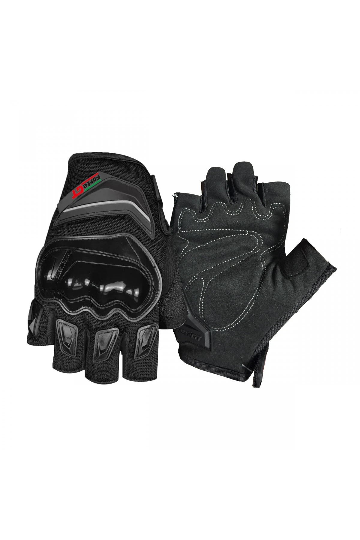 RS1903D PARMAKSIZ KORUMALI ELDİVEN SİYAH