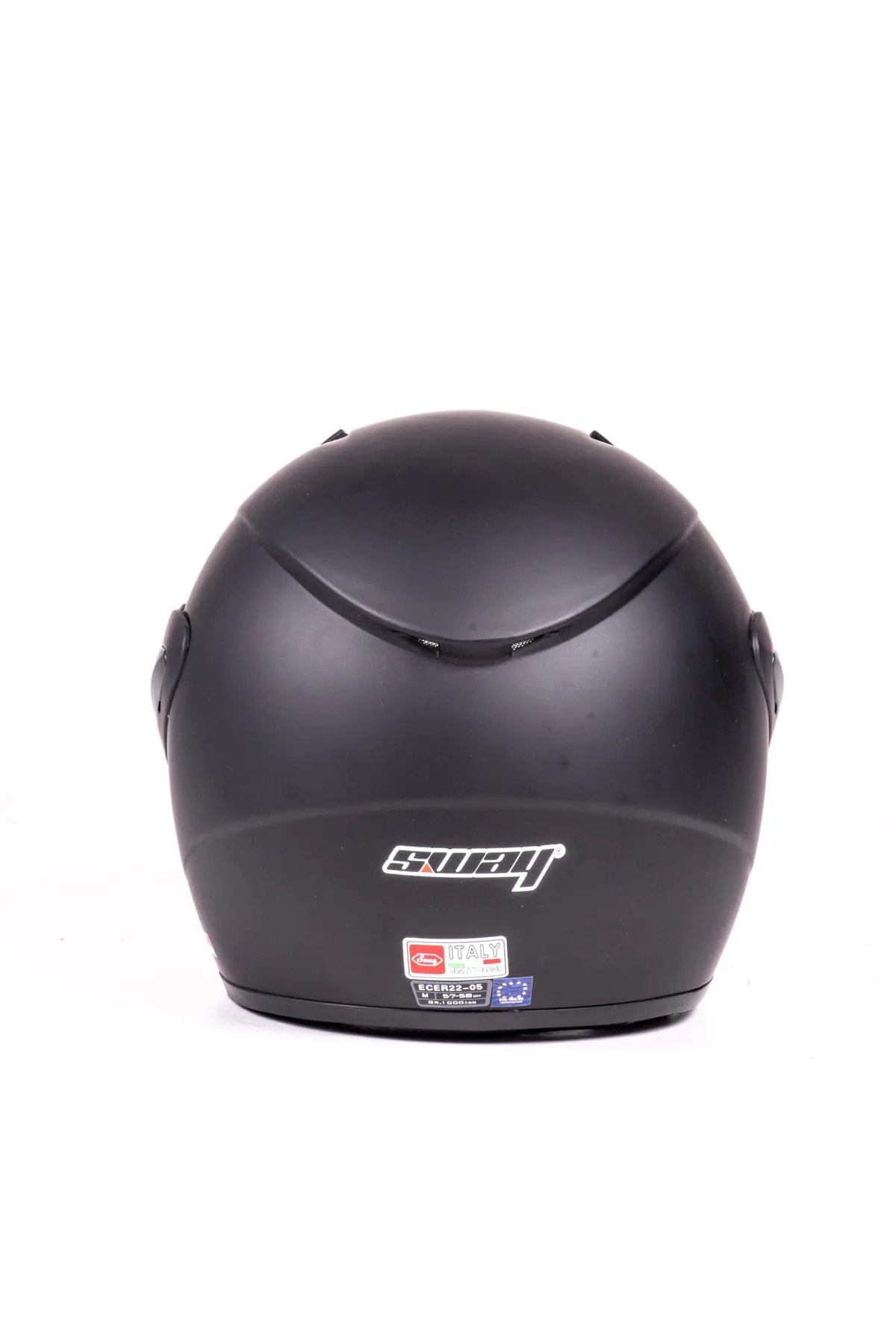 Mat Siyah Yarım Kask Sw 706