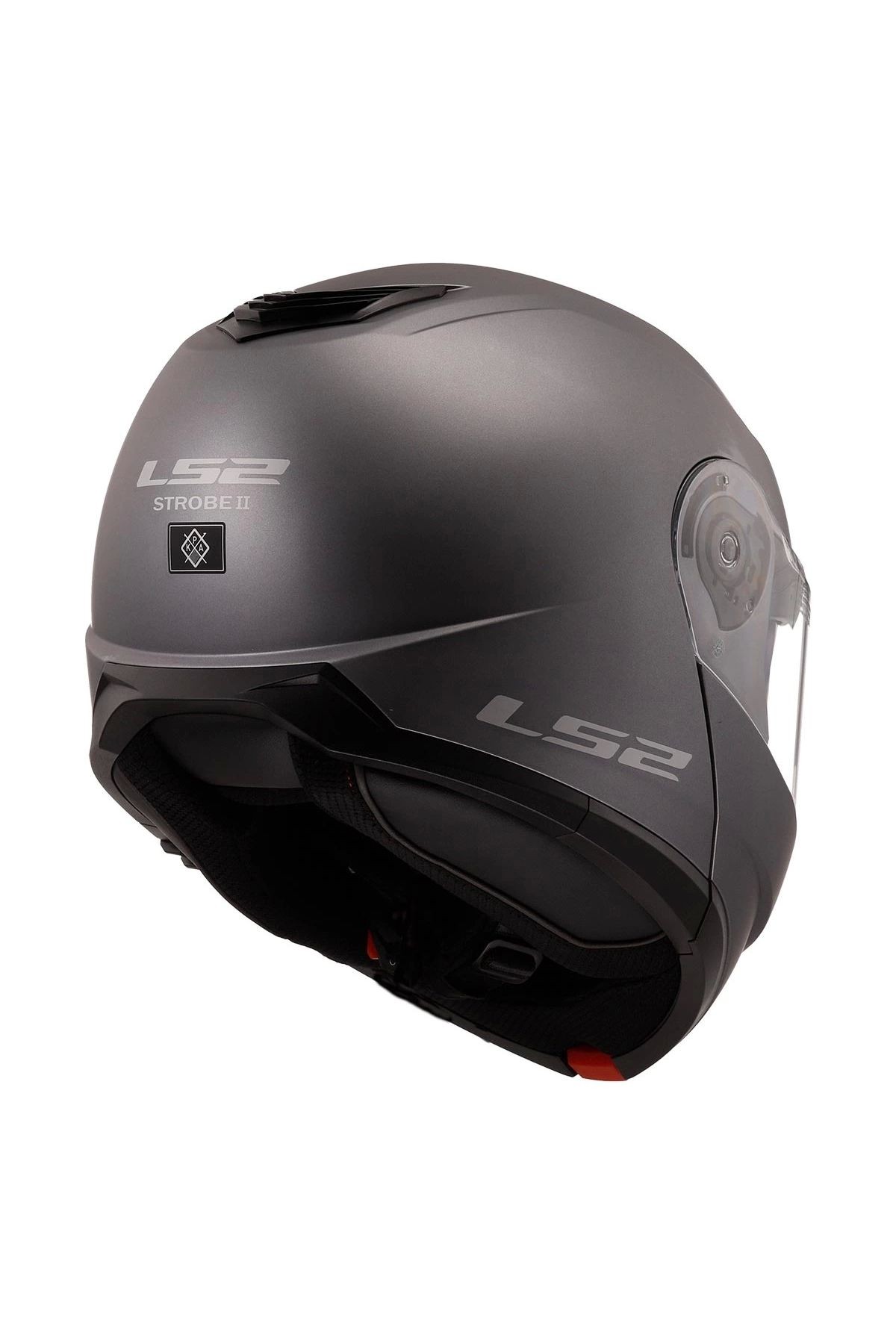 Strobe 2 Çene Açılır Mat Tıtanıum Kask